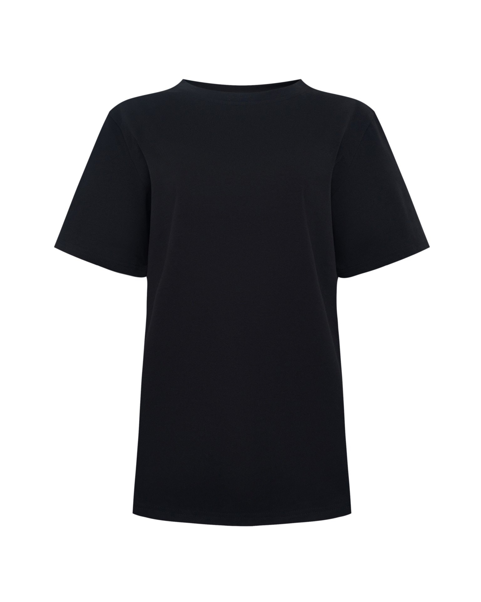 Basic black T-shirt, Black — photo 8