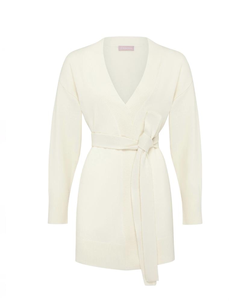 Relaxed-Fit Cardigan, Milk.
