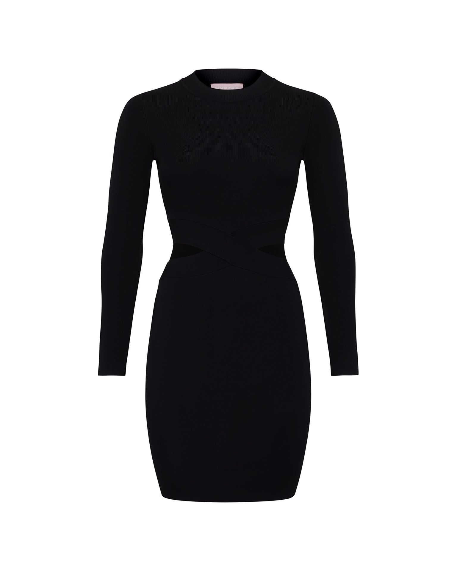 Black Viscose Dress, Black — photo 7