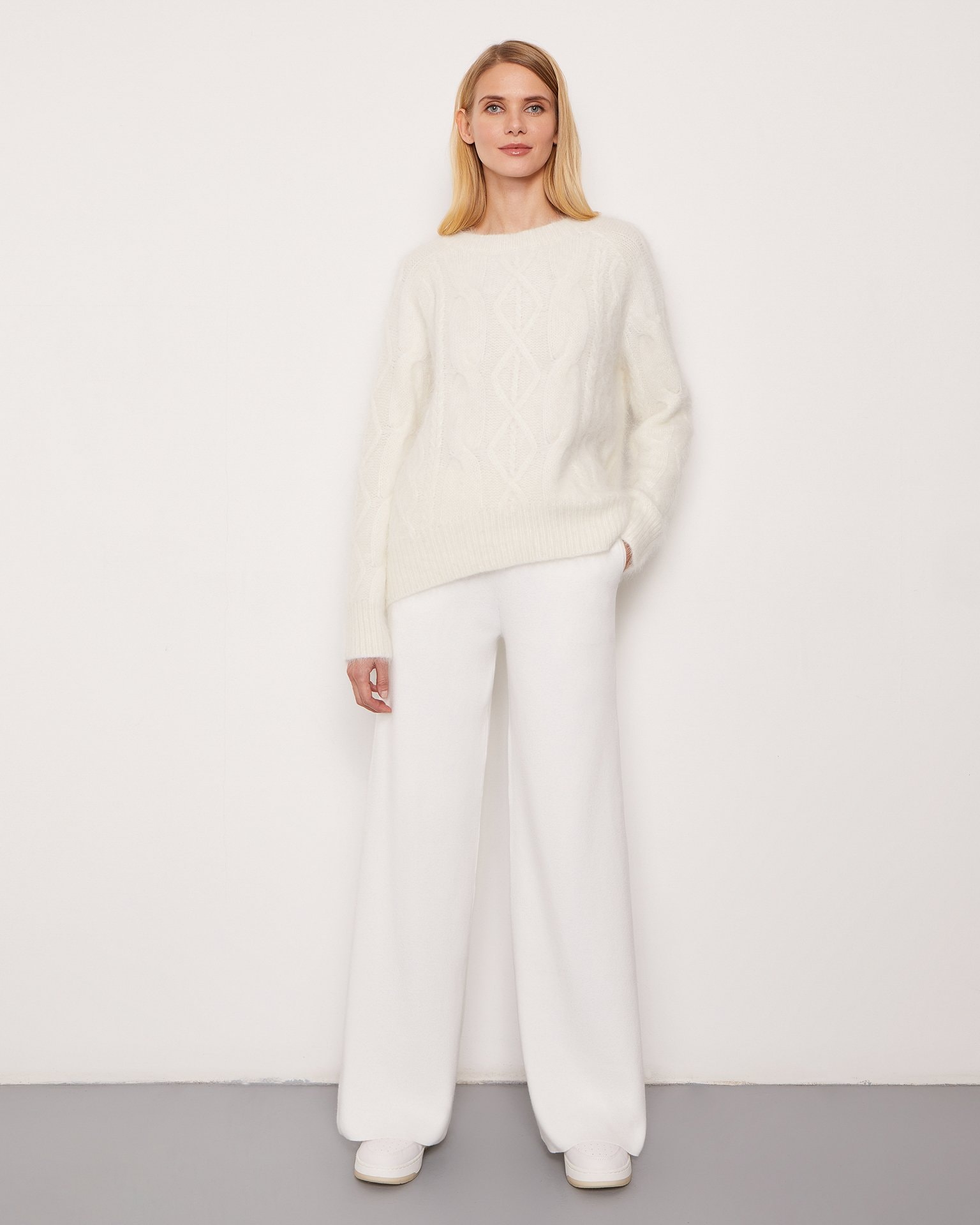 Jumper made from angora wool, Milky — photo 2