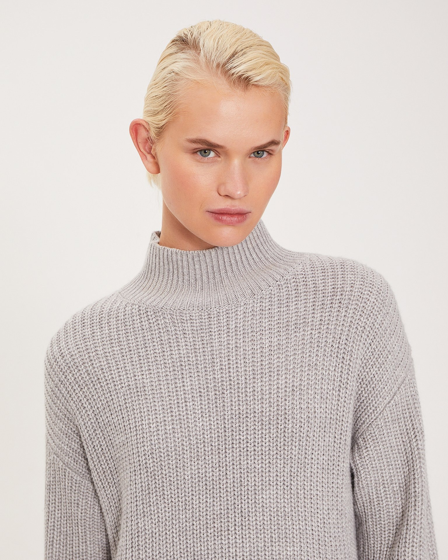 Oversize dress, Light Grey — photo 5