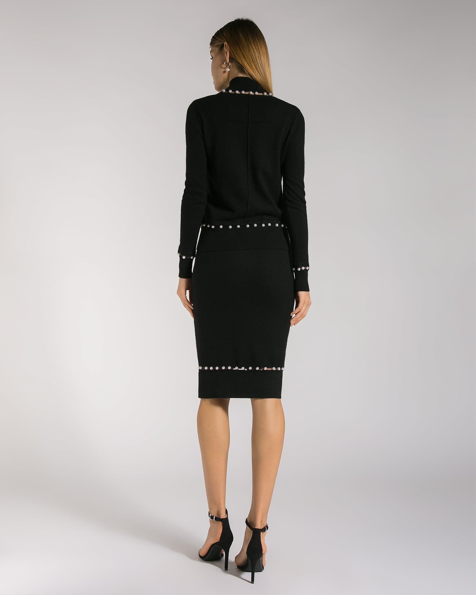 Suit with pearl beads, Black — photo 5