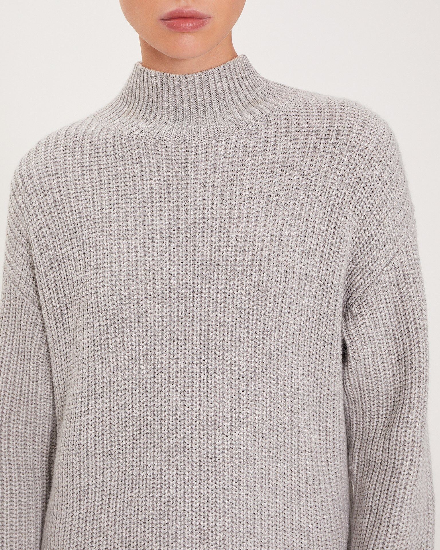 Oversize dress, Light Grey — photo 6