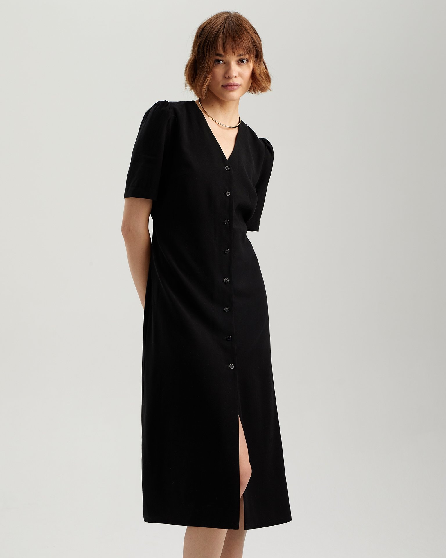Robe Dress, Black — photo 2