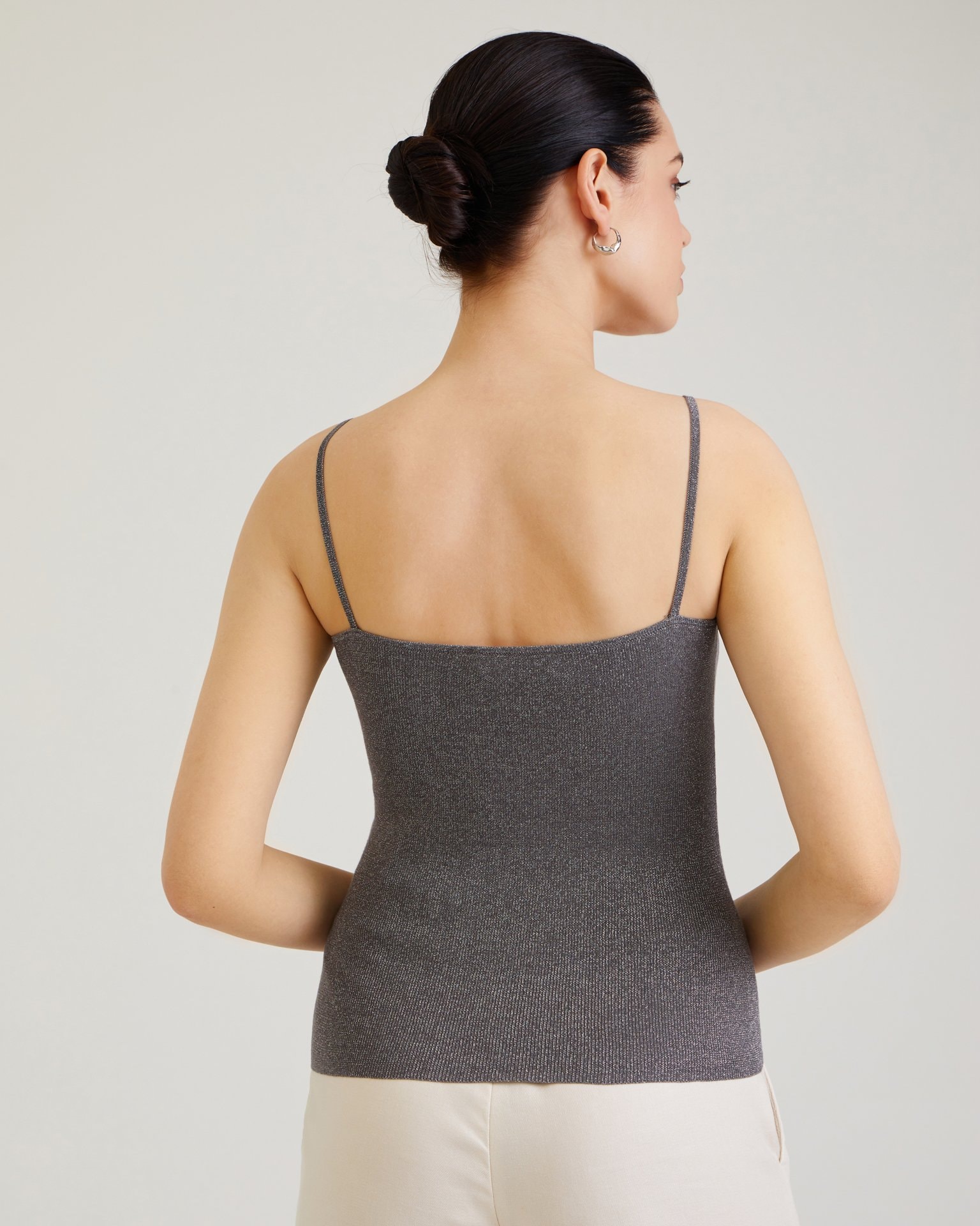 Lurex top, Grey — photo 4