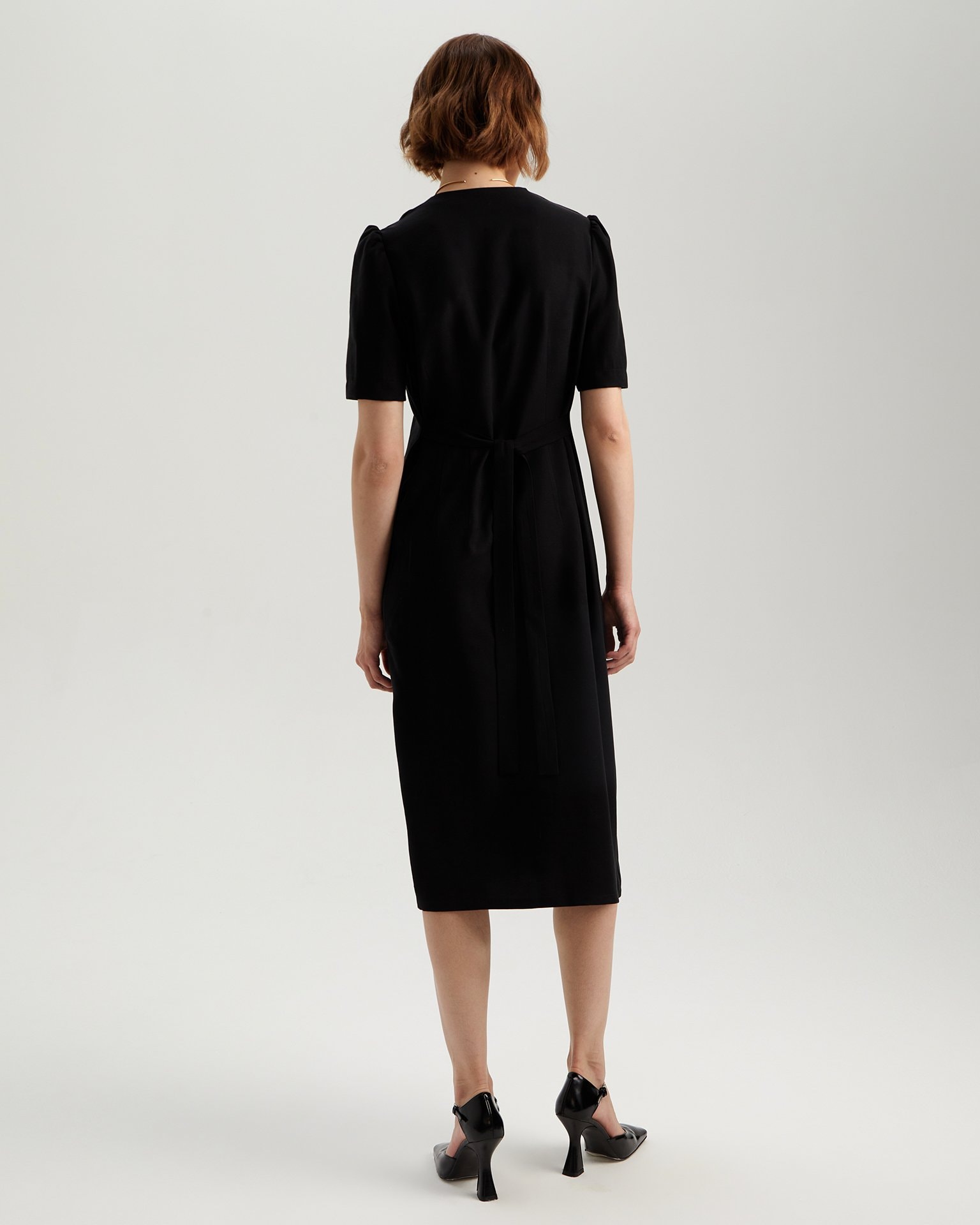 Robe Dress, Black — photo 4
