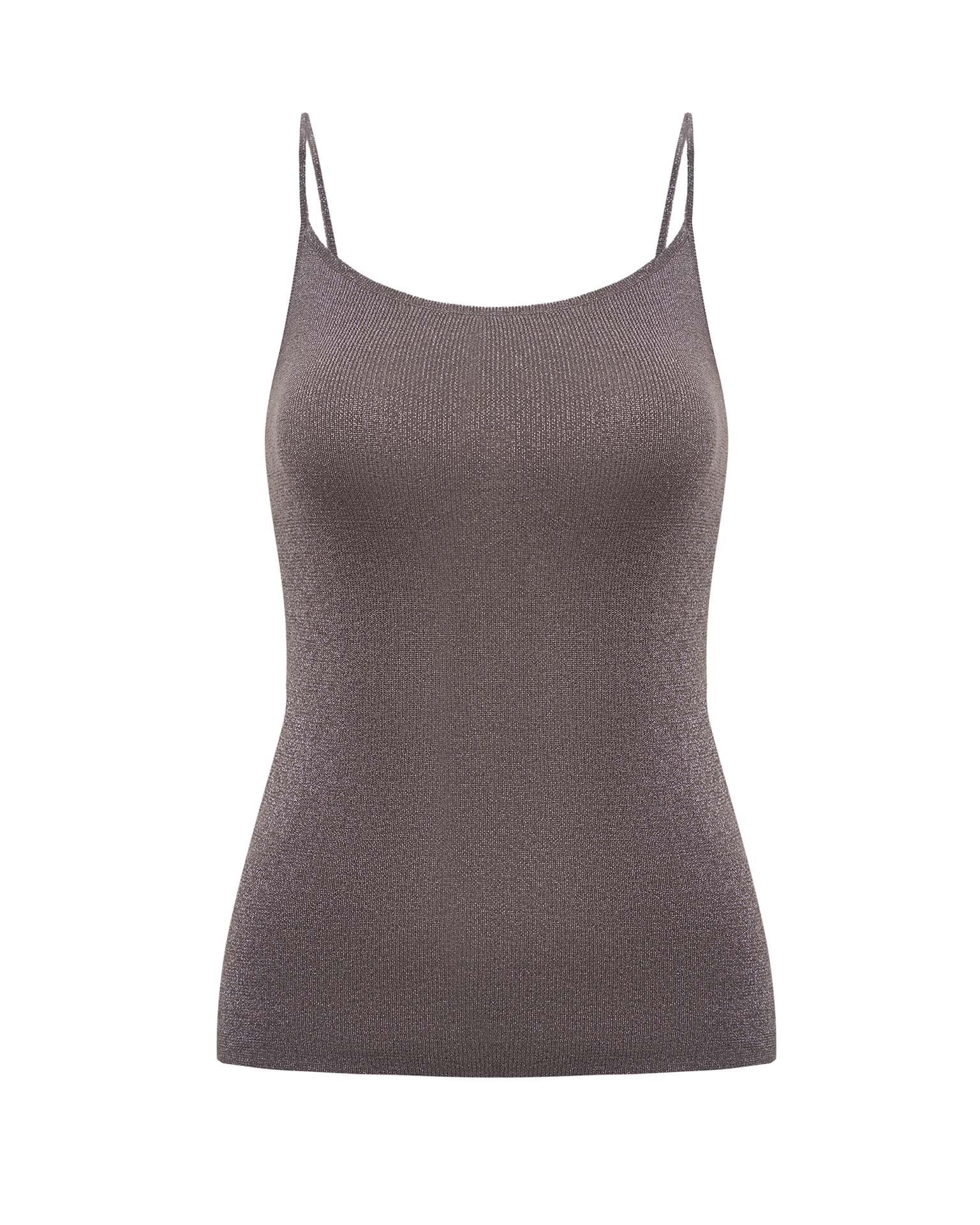 Lurex top, Grey