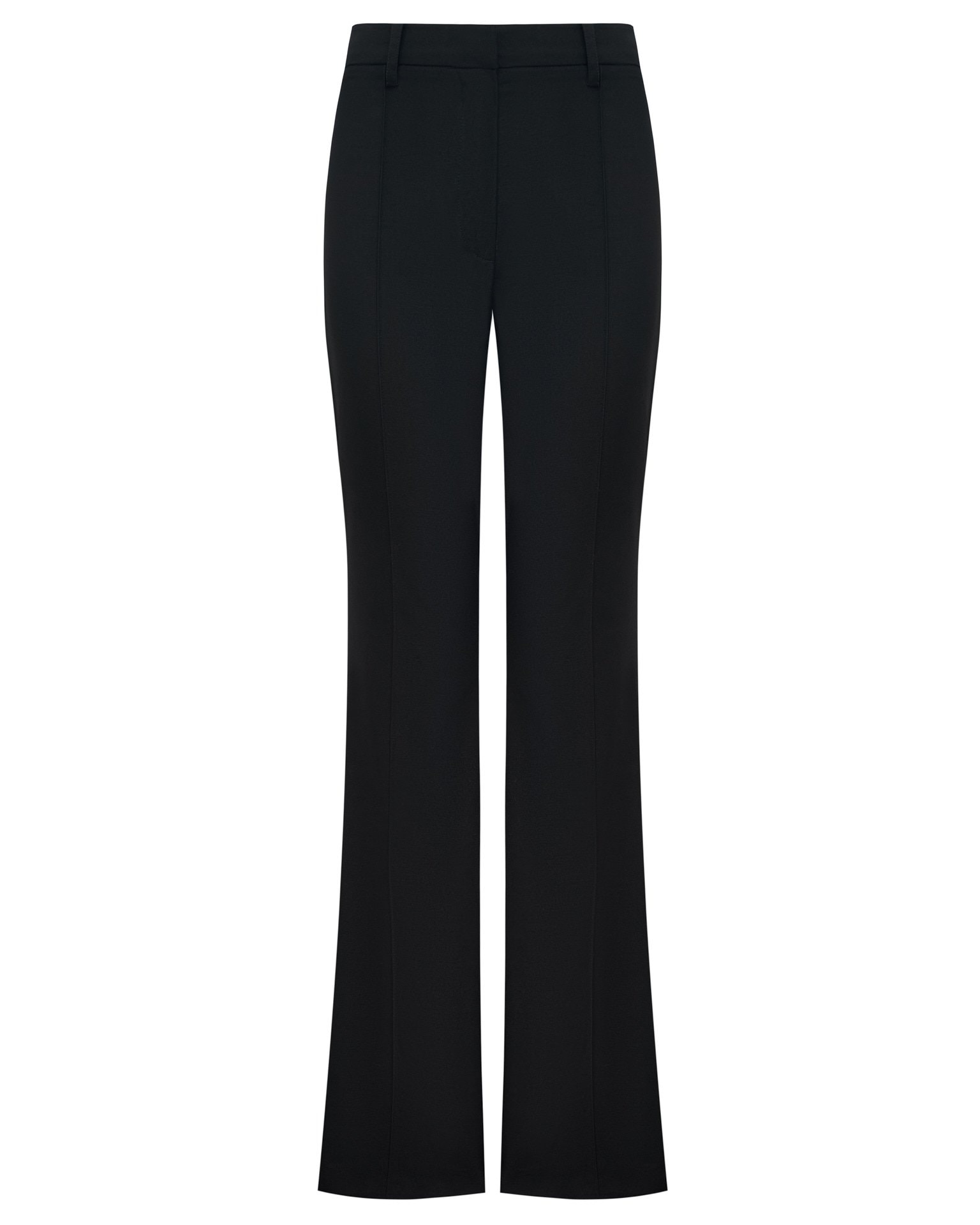 Flared trousers, Black — photo 7