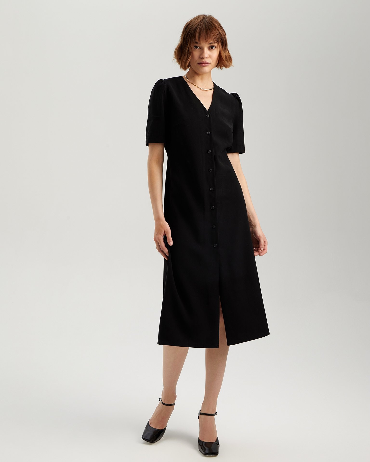 Robe Dress, Black — photo 5