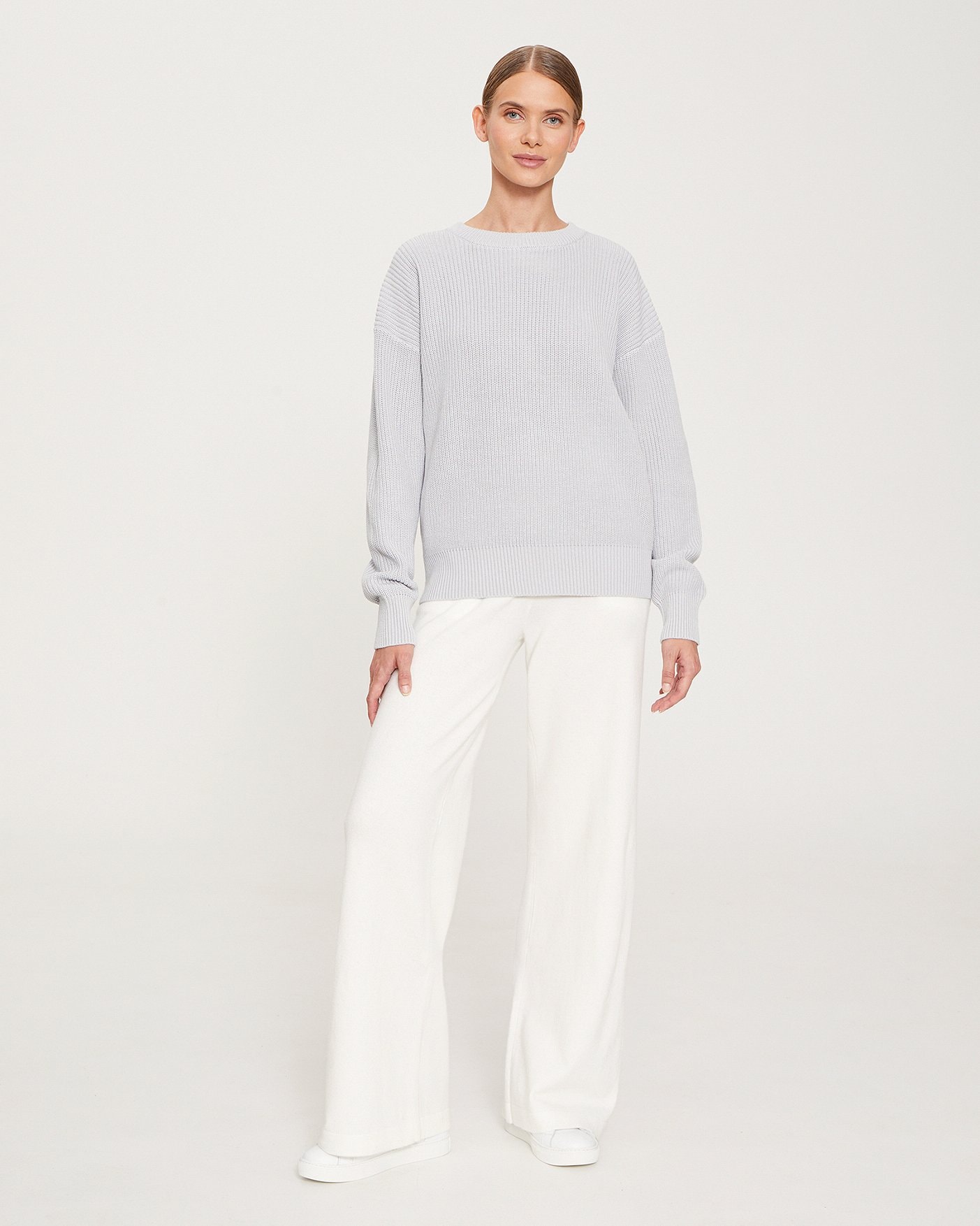 Relaxed-fit sweater, Grey — photo 3