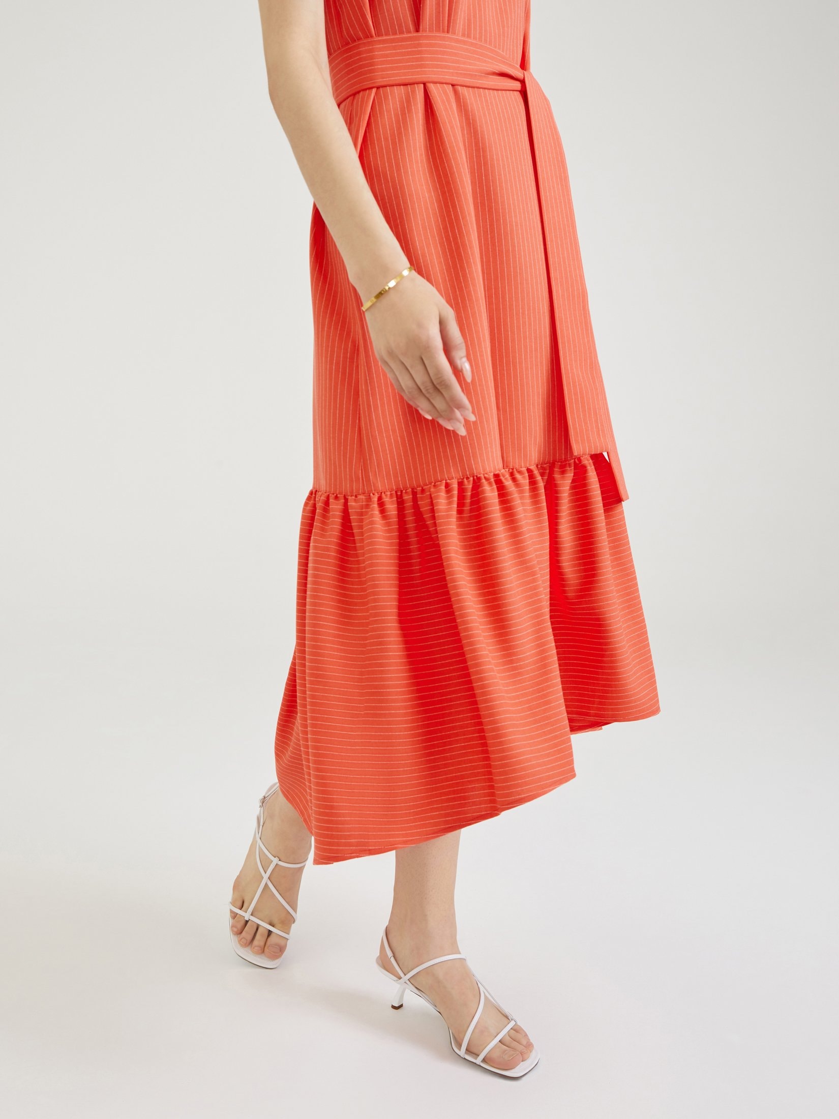 Tiered Sundress, Orange — photo 6