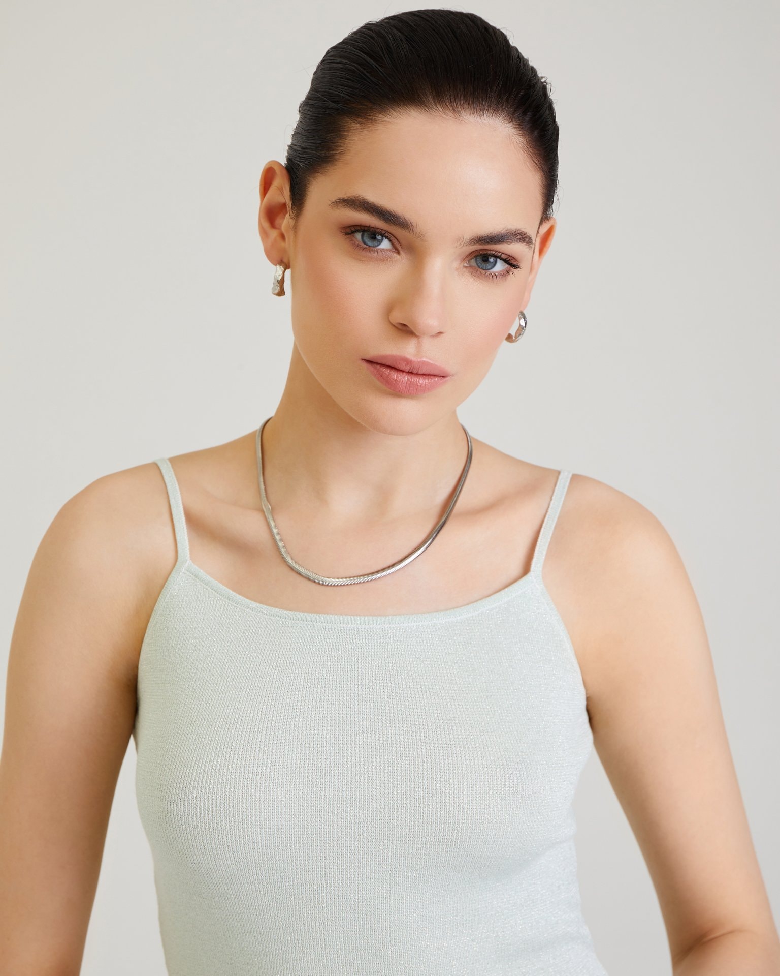 Straight-cut top, Mint — photo 6