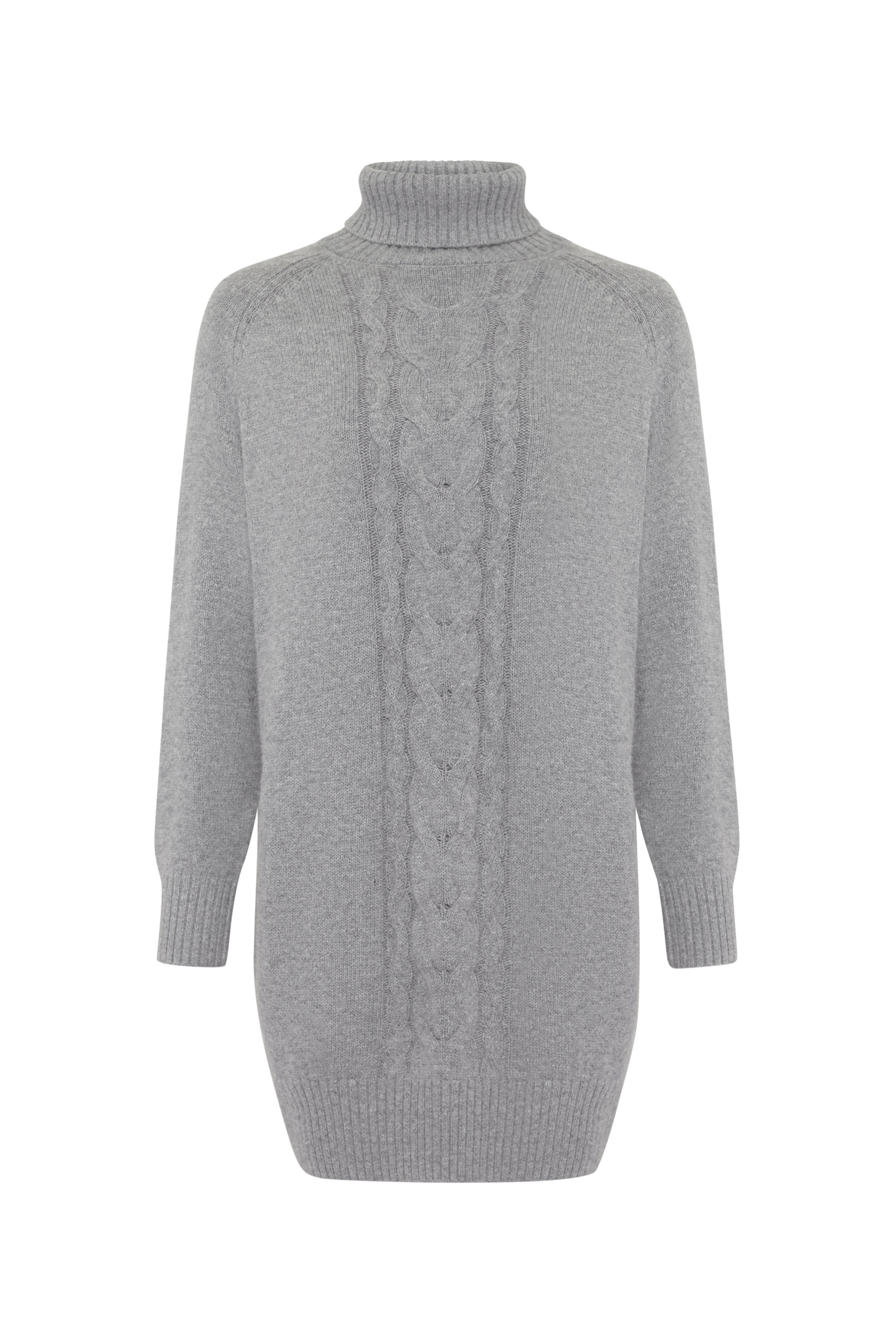 Knit sweater dress, Grey — photo 6