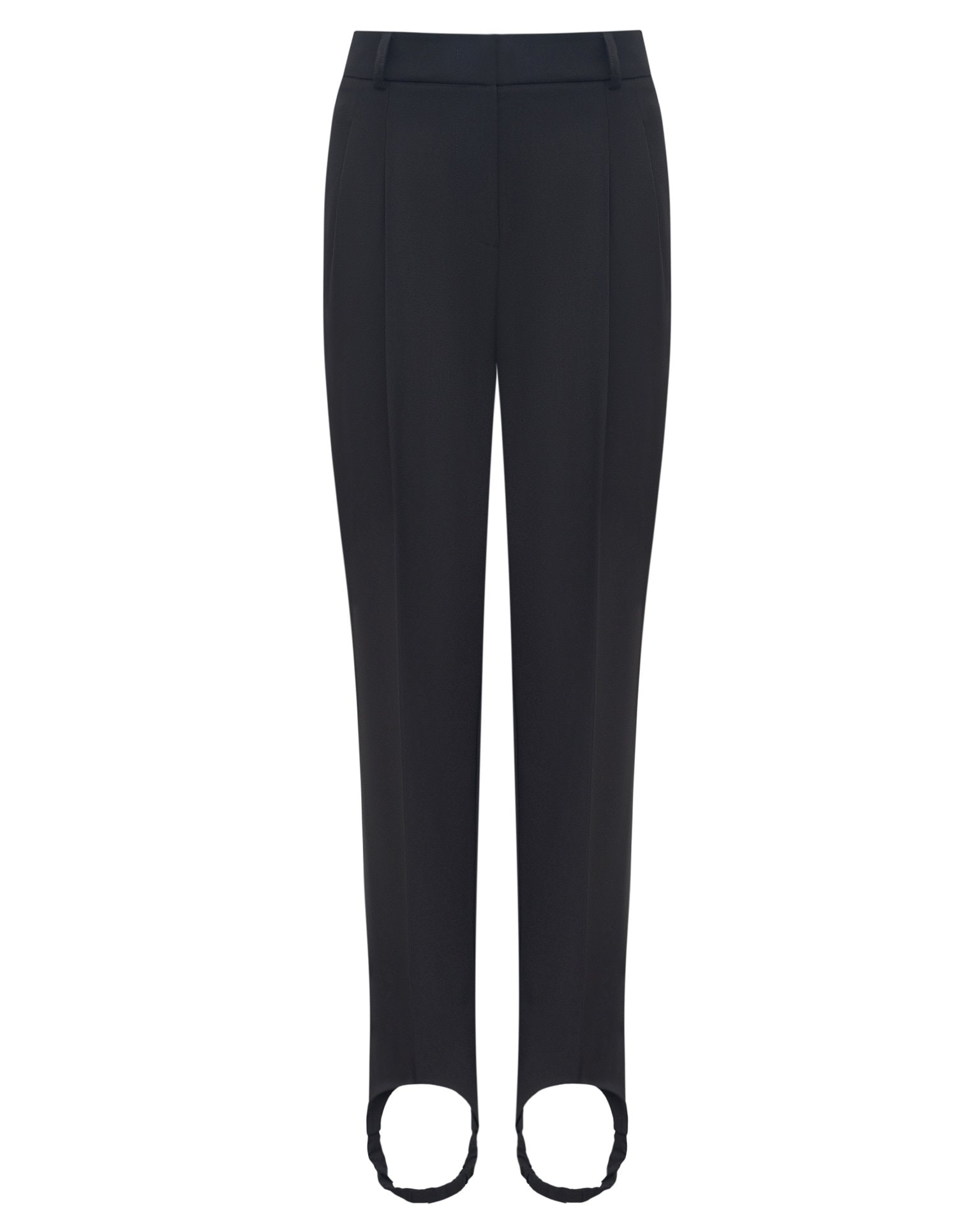 Black Trousers with Stirrups, Black — photo 8