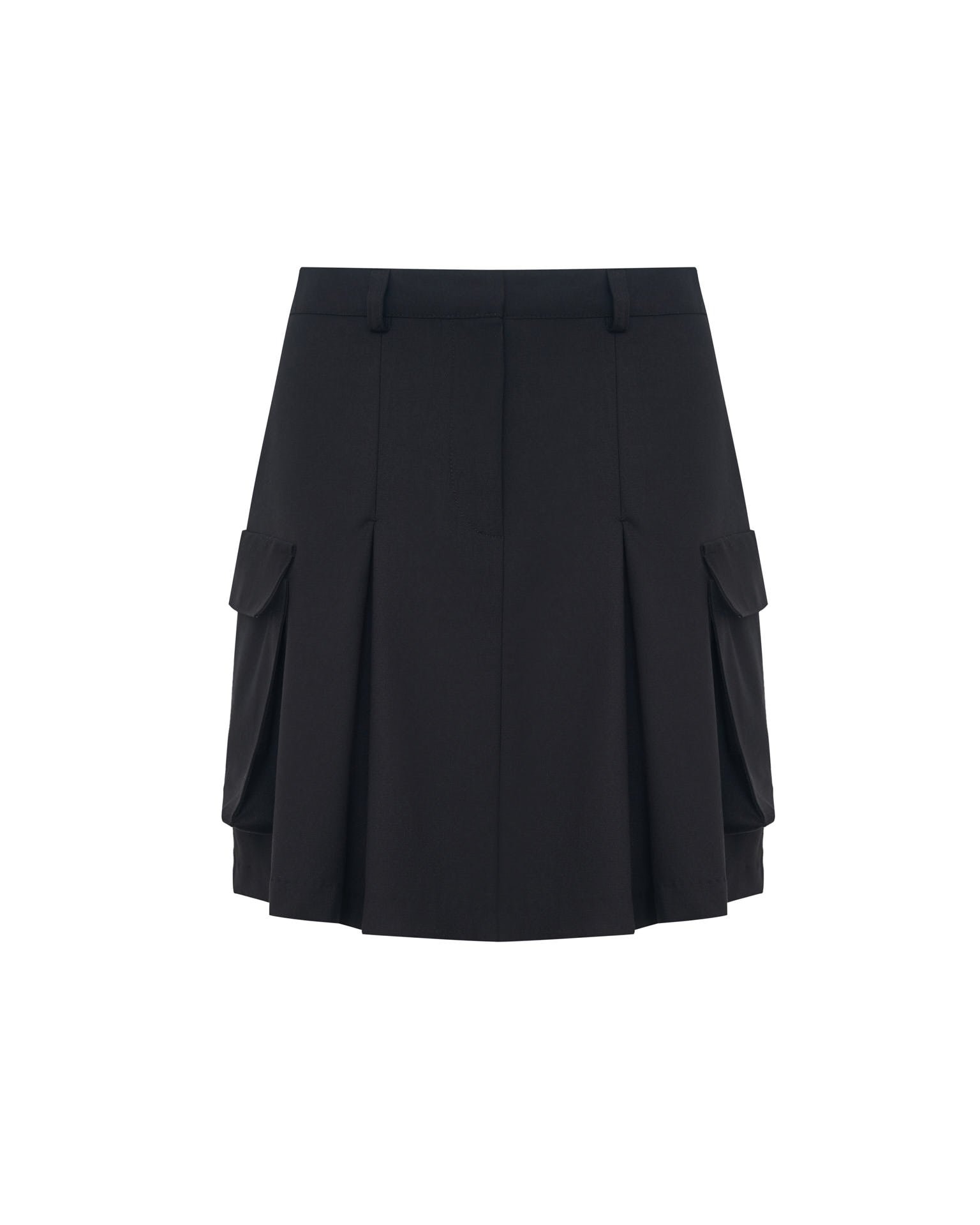Skirt with Pockets, Black — photo 12