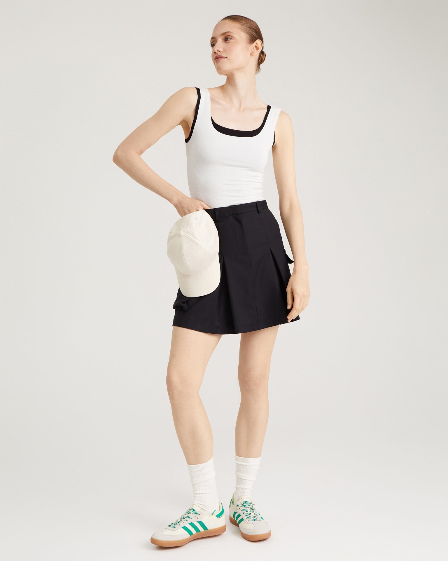 Skirt with Pockets, Black — photo 4
