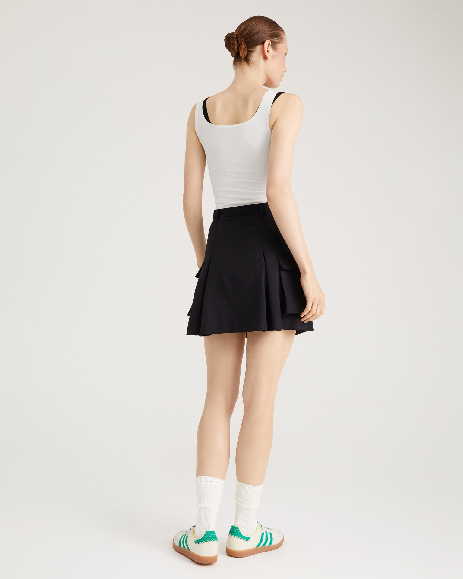 Skirt with Pockets, Black — photo 3