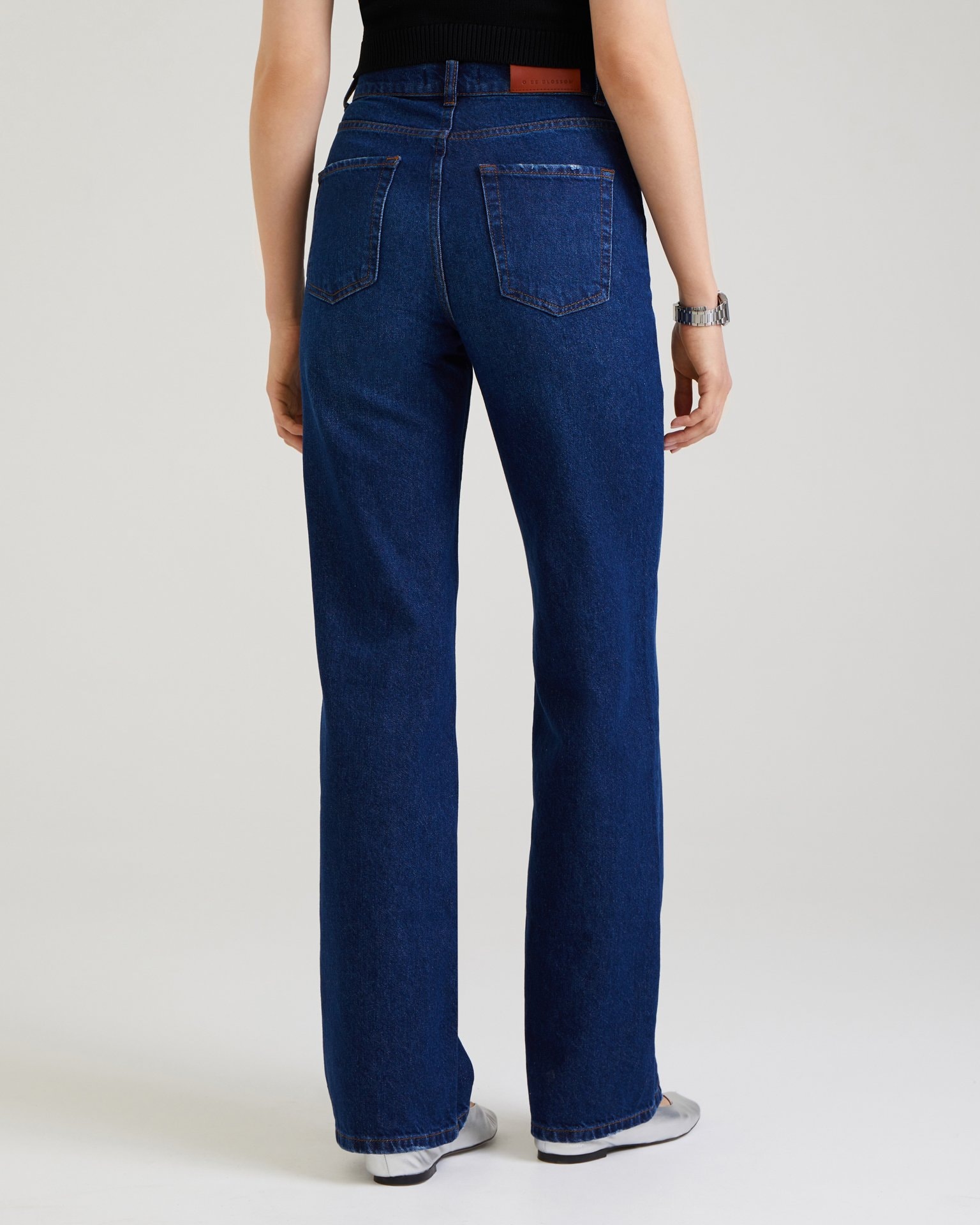 Navy blue jeans, Blue — photo 7