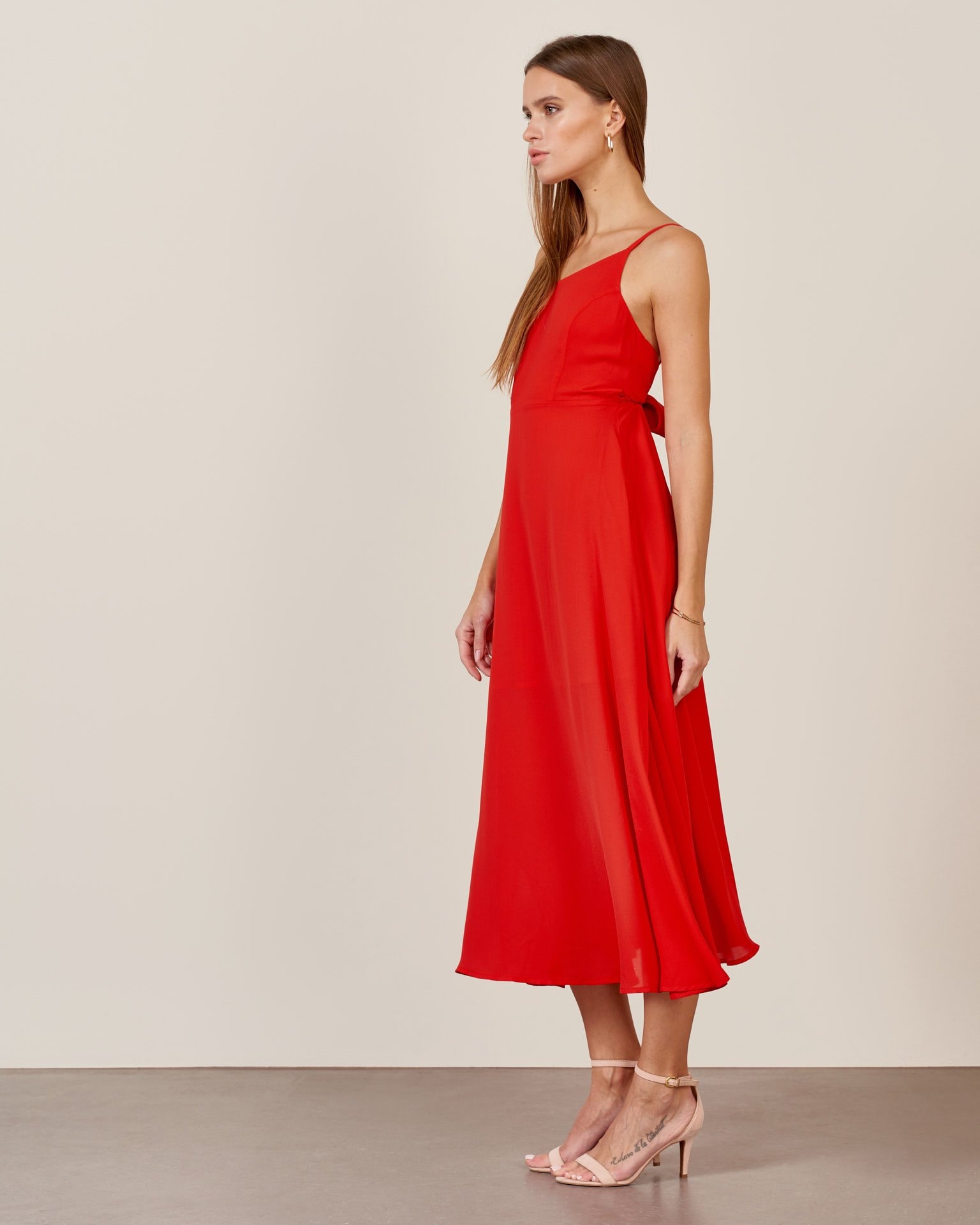 Slip dress, Red — photo 4