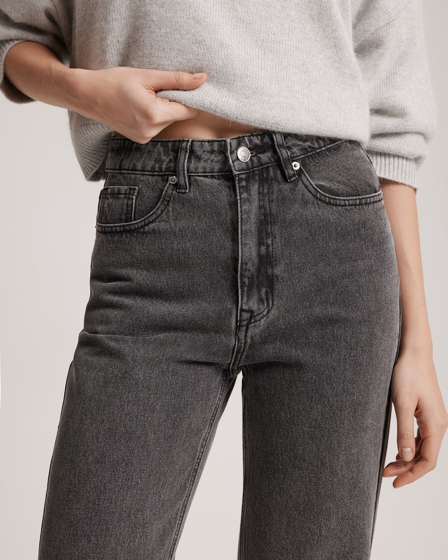 Light grey jeans, Light Grey — photo 6