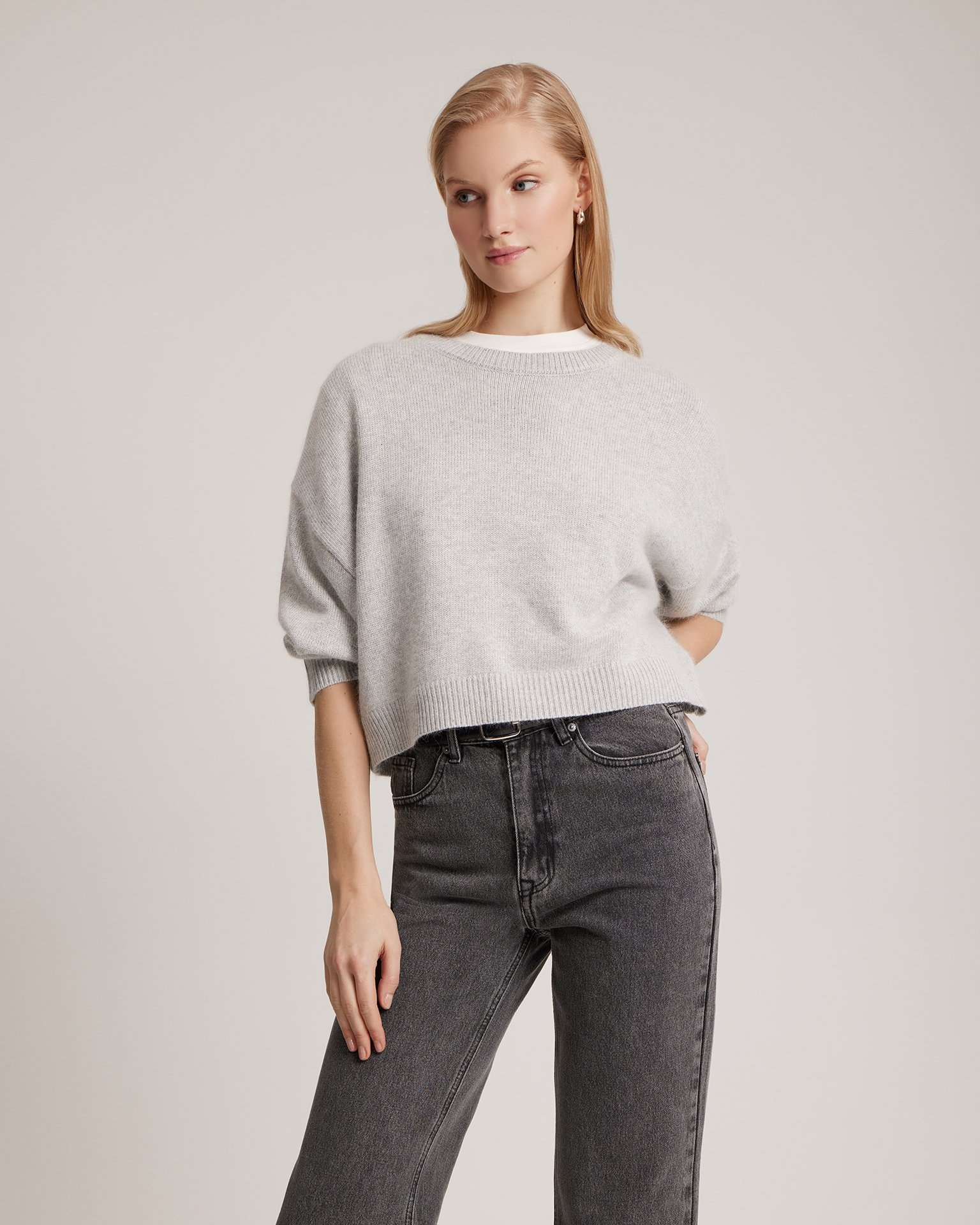 Light grey jeans, Light Grey — photo 4