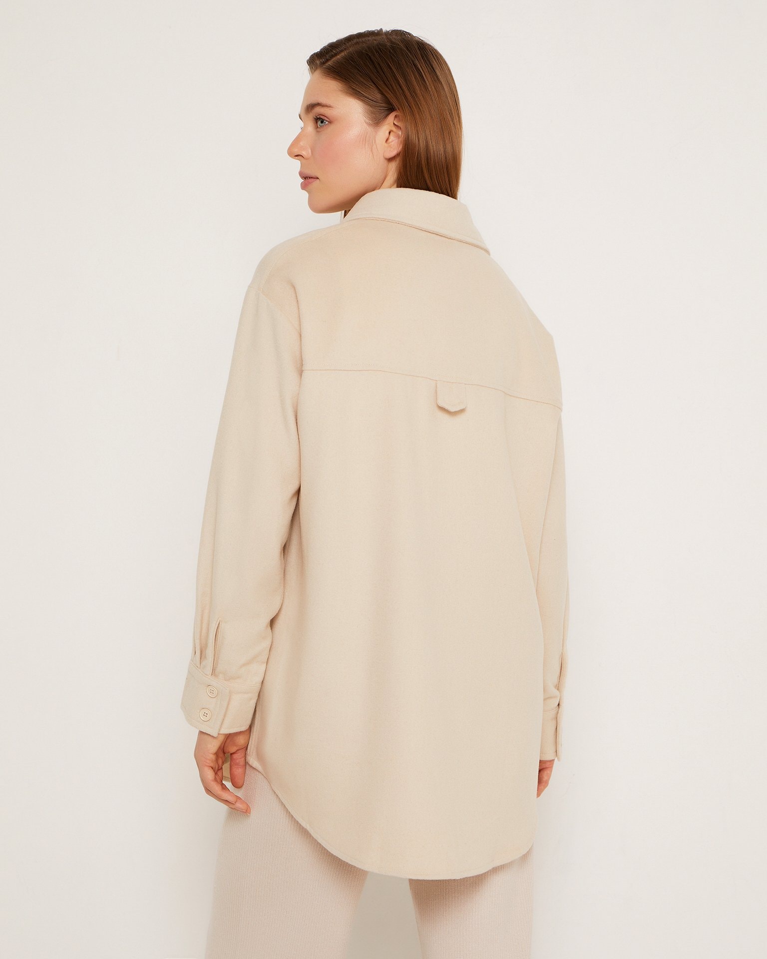 Wool shirt, Beige — photo 3