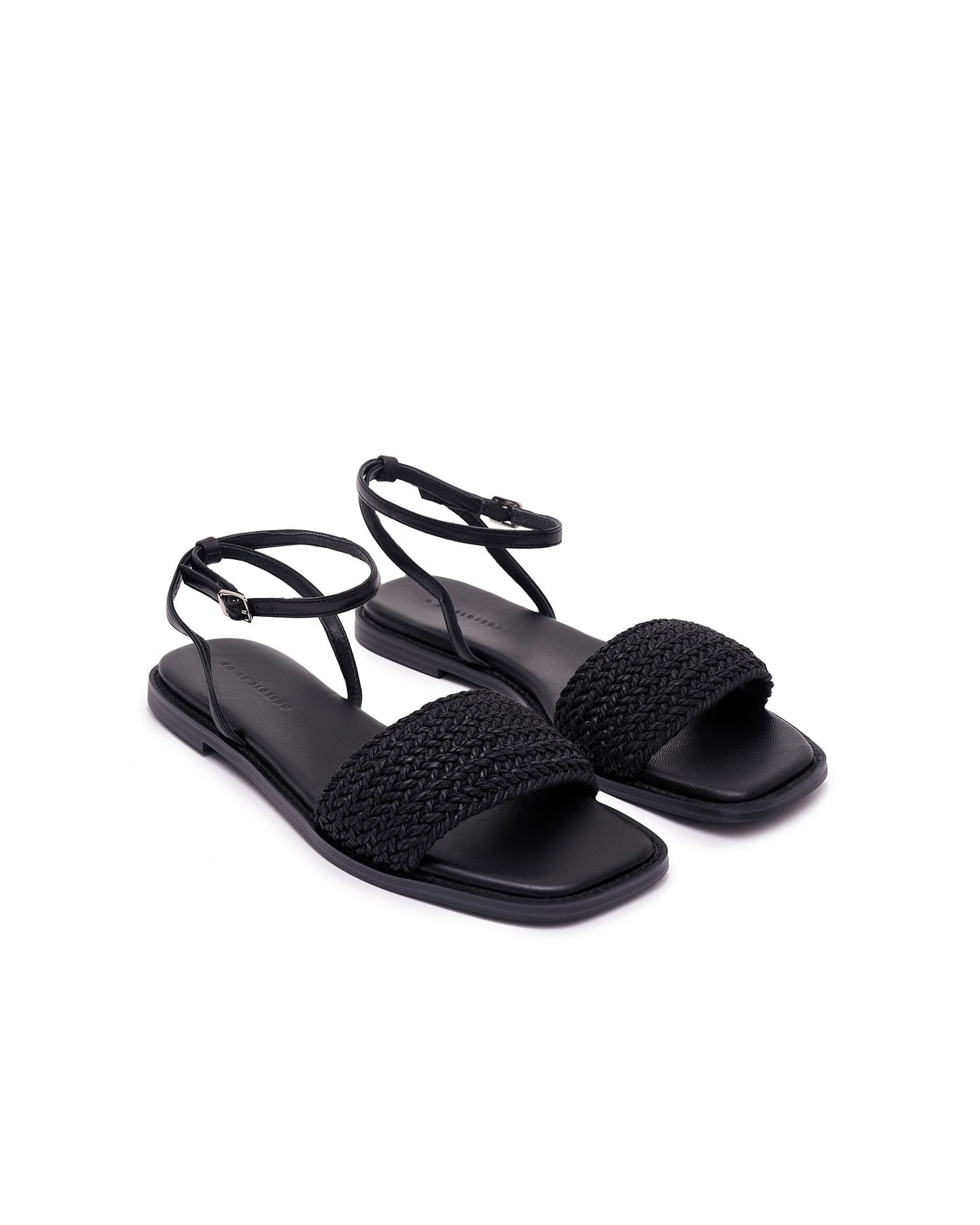 Wrap sandals, Black — photo 3