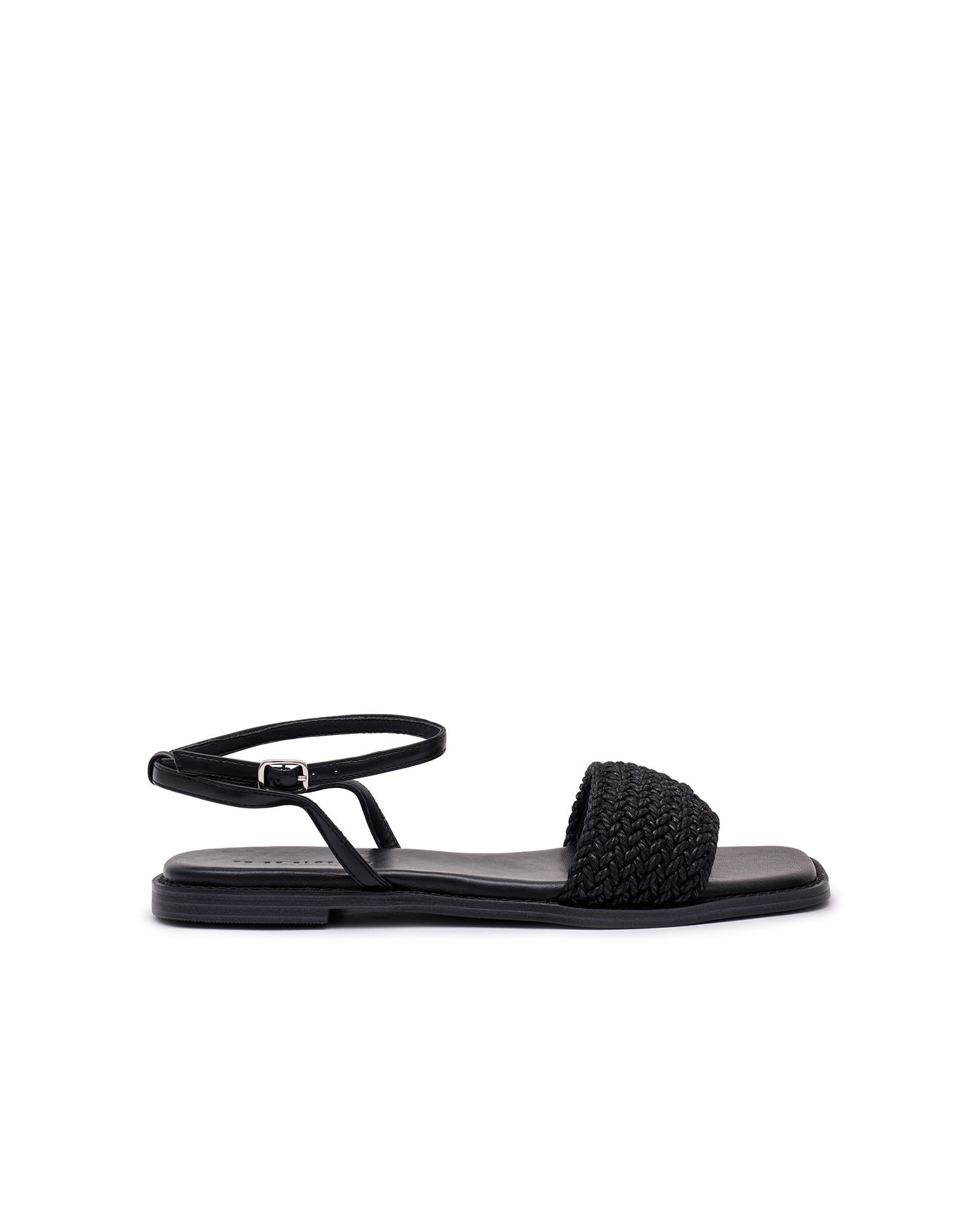 Wrap sandals, Black