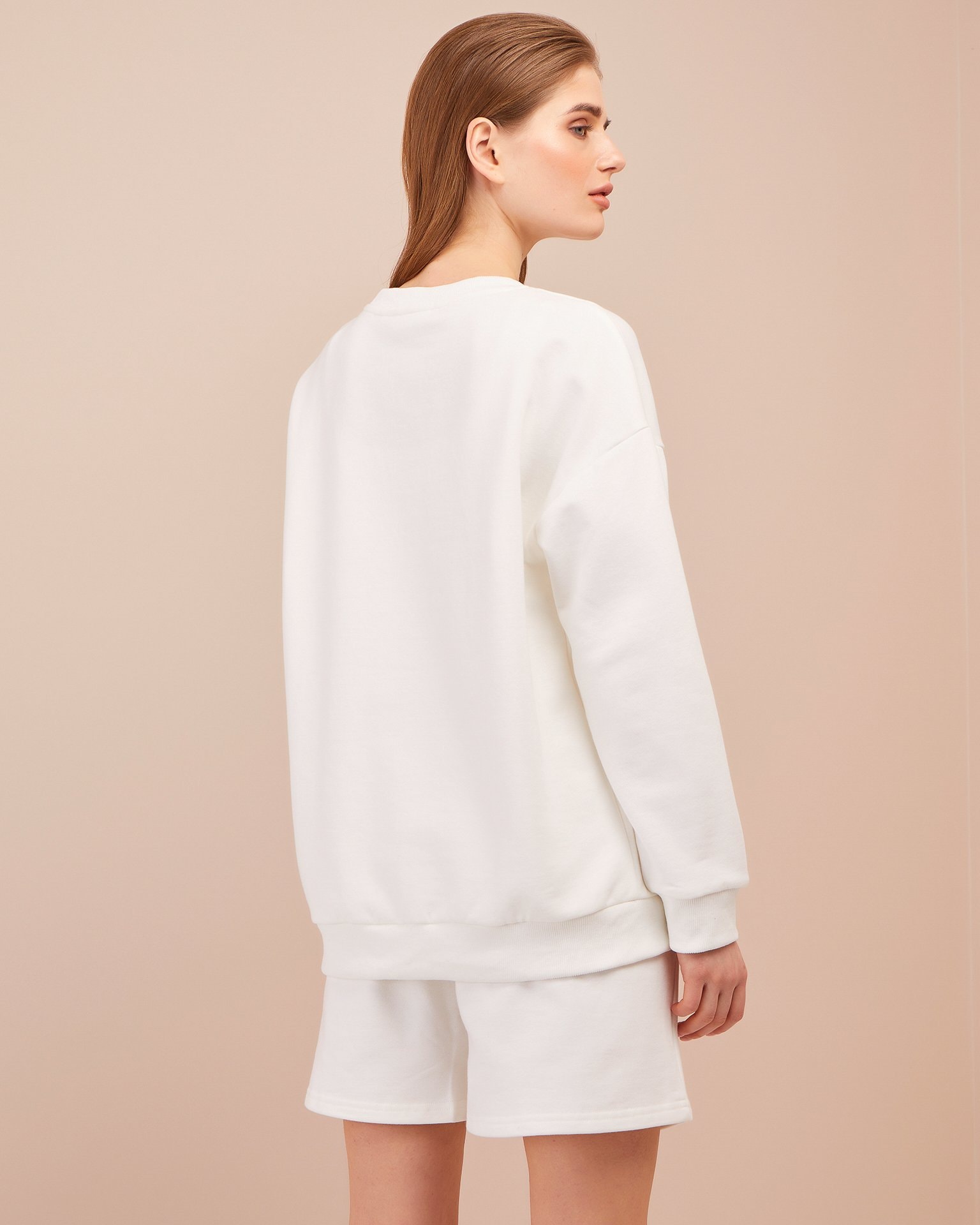 White co-ord with shorts, White — photo 3