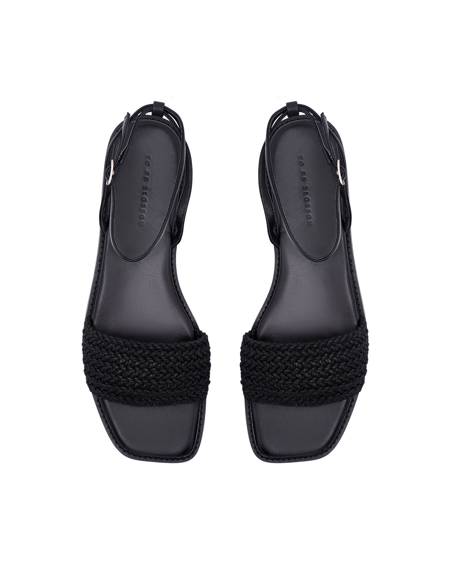 Wrap sandals, Black — photo 2