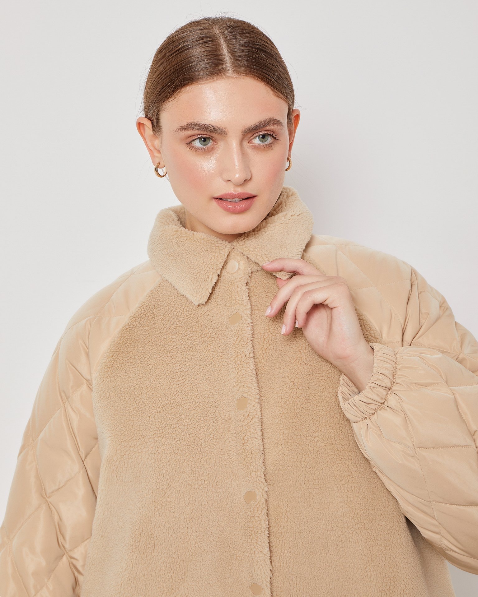 Shirt-style jacket, Brown — photo 6