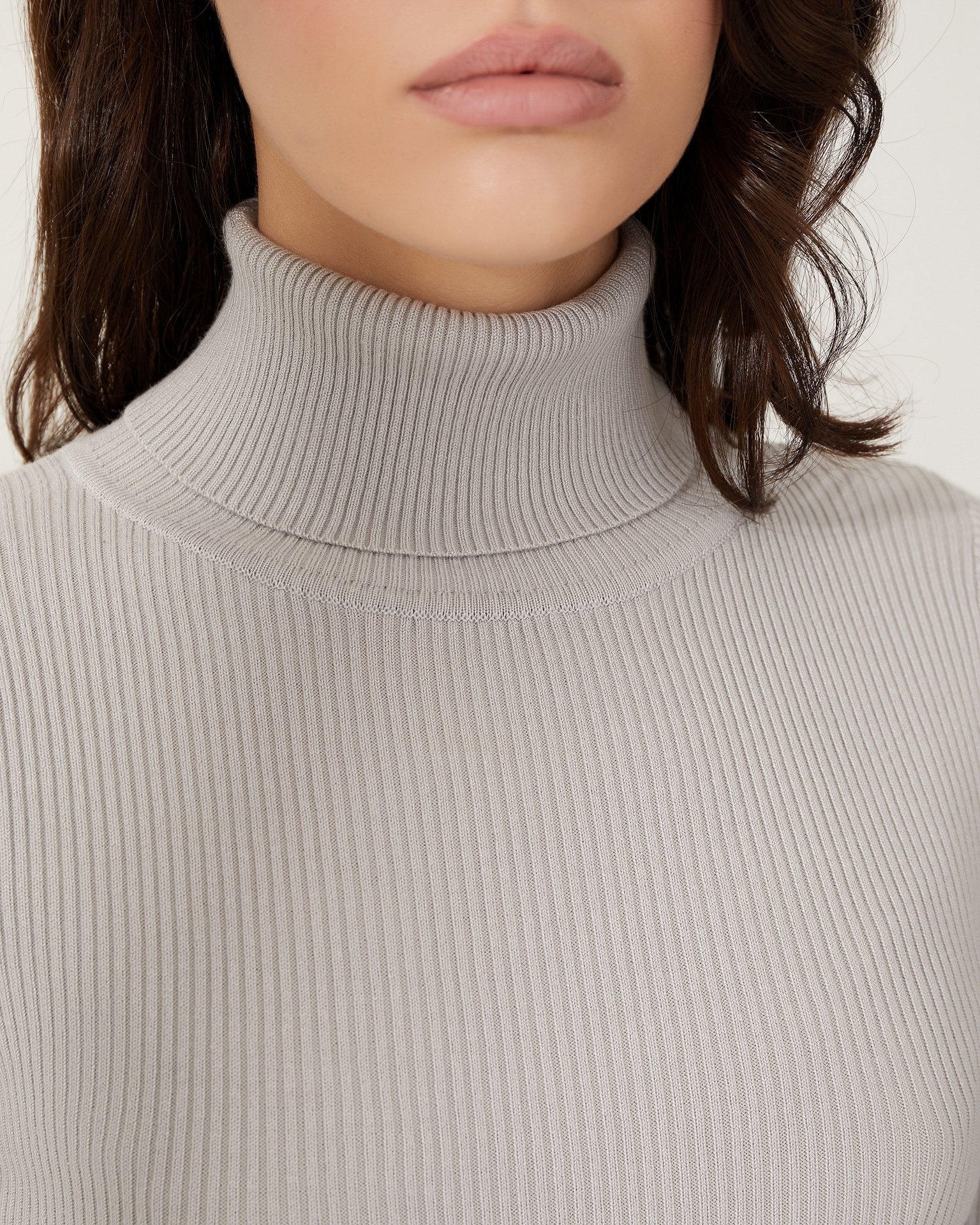 Turtleneck jumper, Grey — photo 6