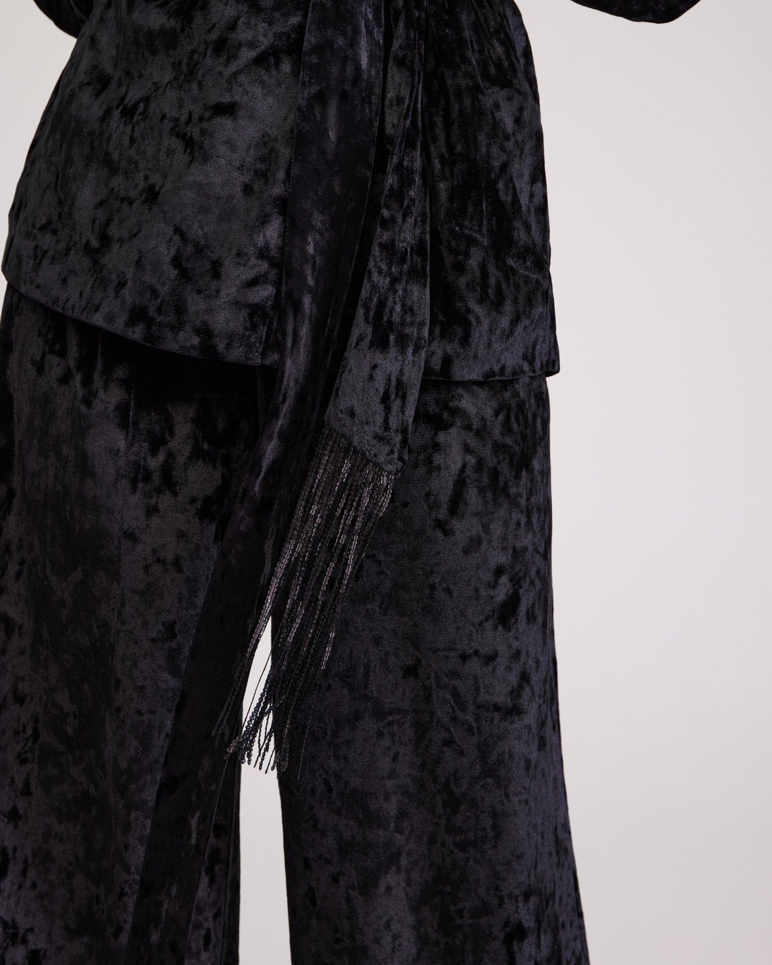 Velvet Kimono, Black — photo 7