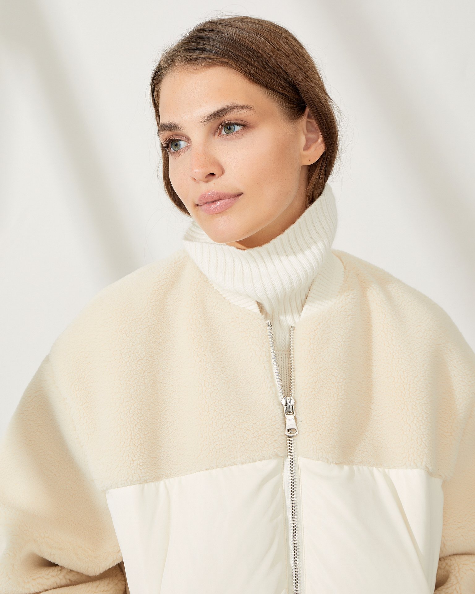Two-Tone Jacket, Milky — photo 4
