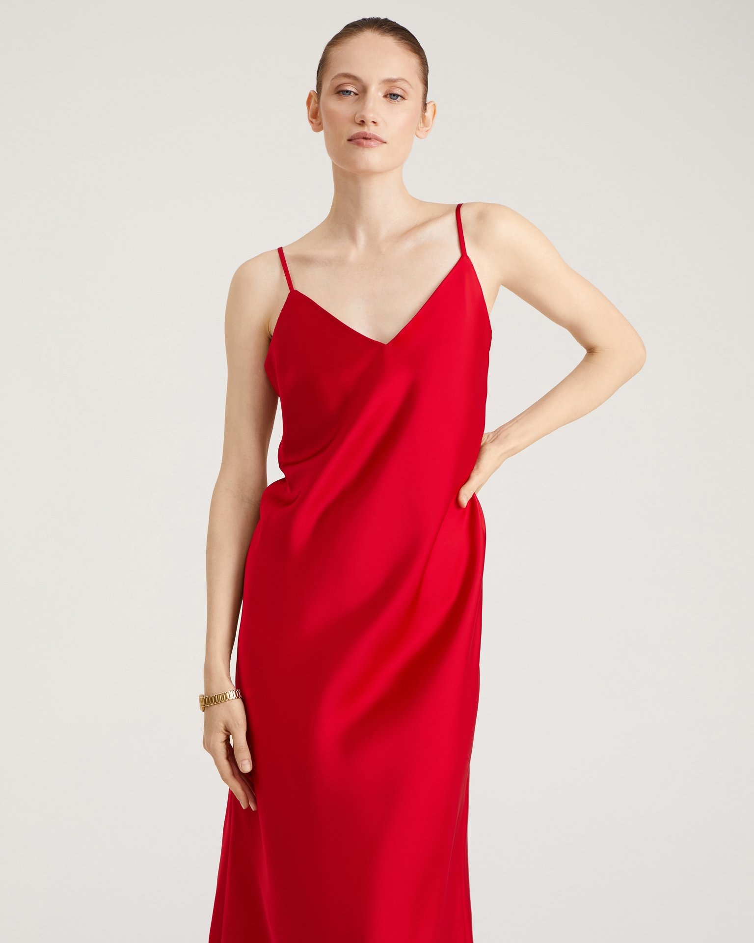 Slip Dress, Red — photo 7