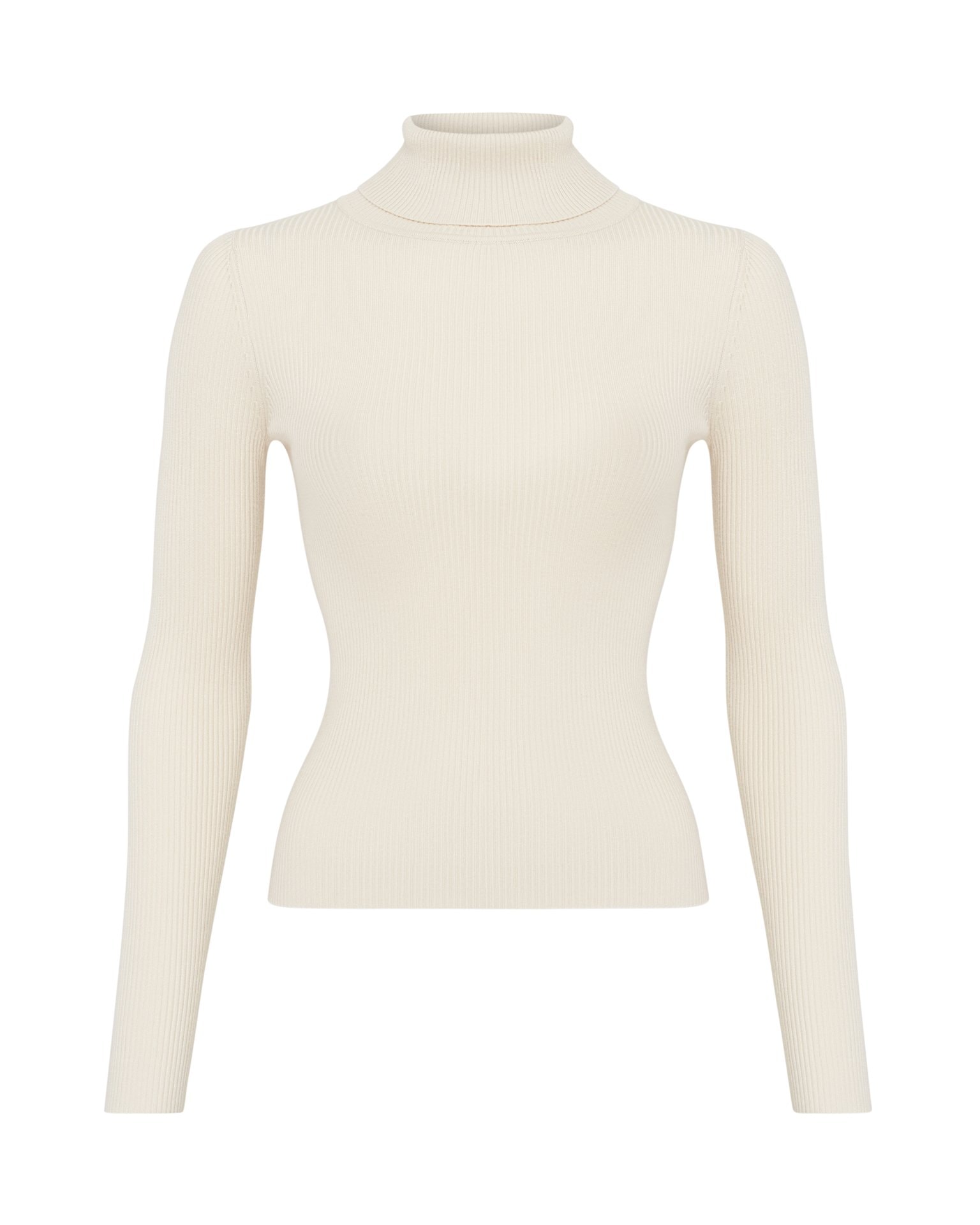 Long-sleeved turtleneck, Beige — photo 6