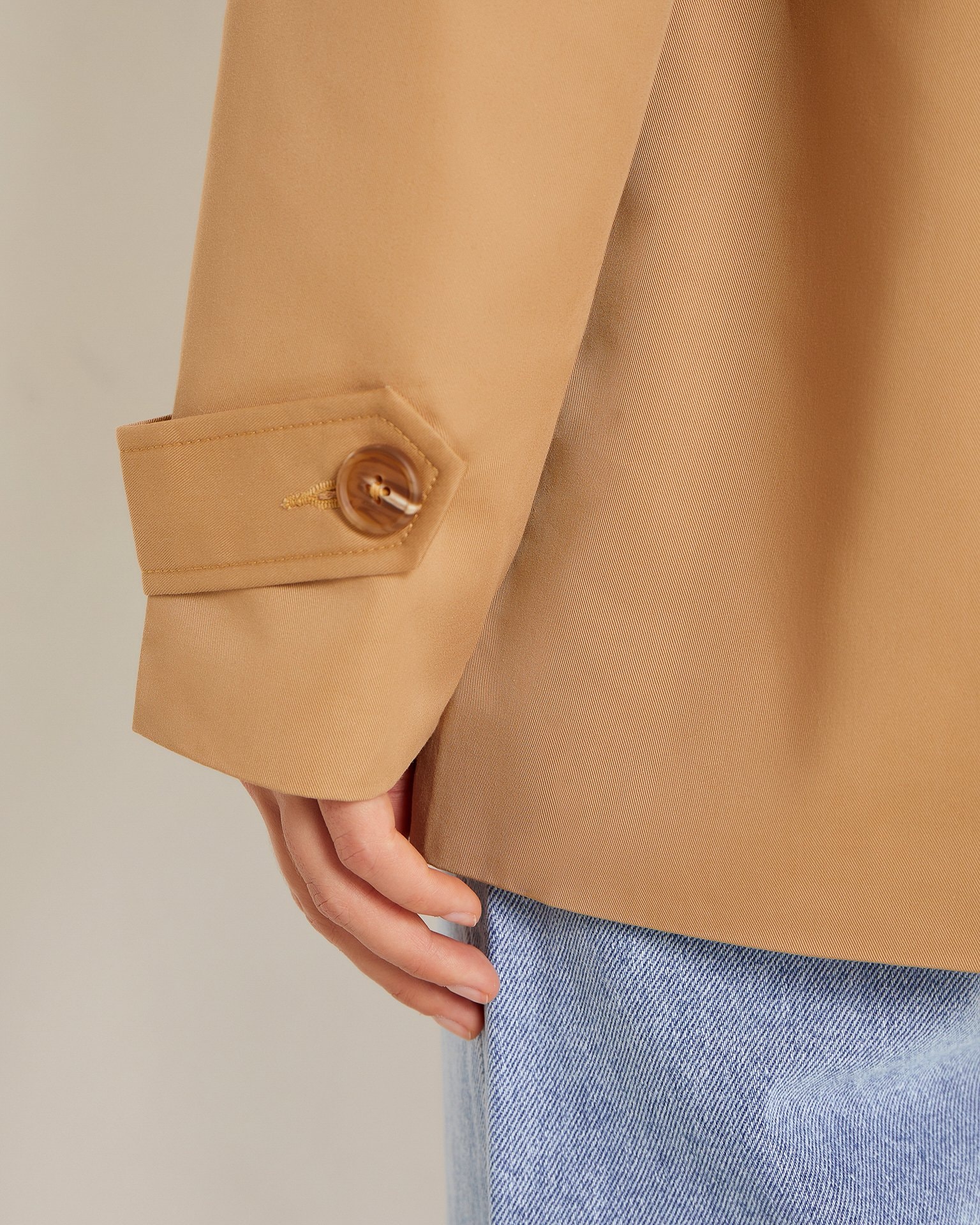 Brown trench coat, Brown — photo 7