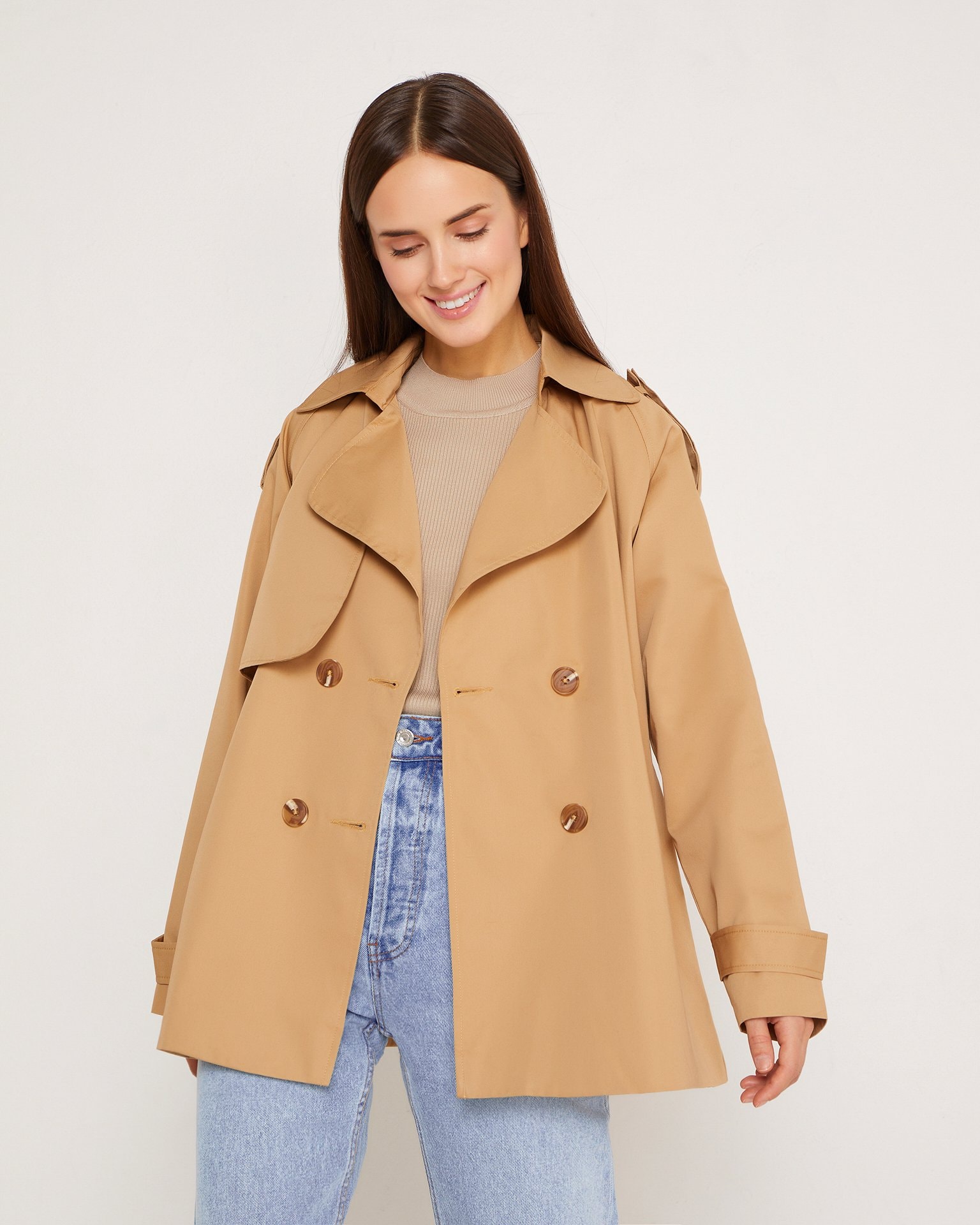 Brown trench coat, Brown