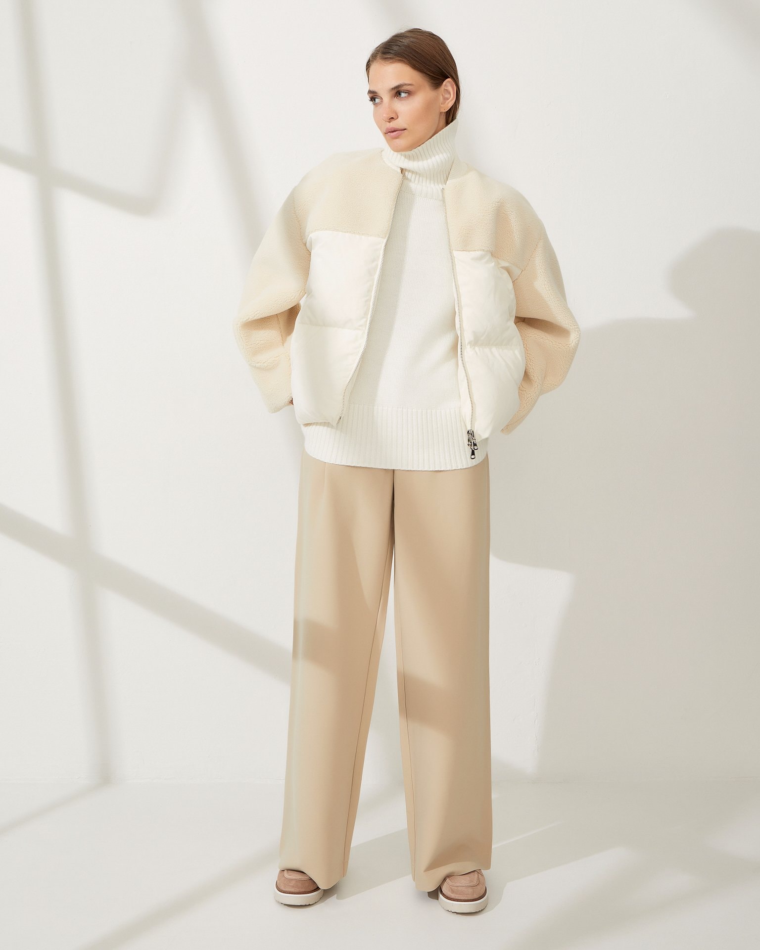 Two-Tone Jacket, Milky — photo 7
