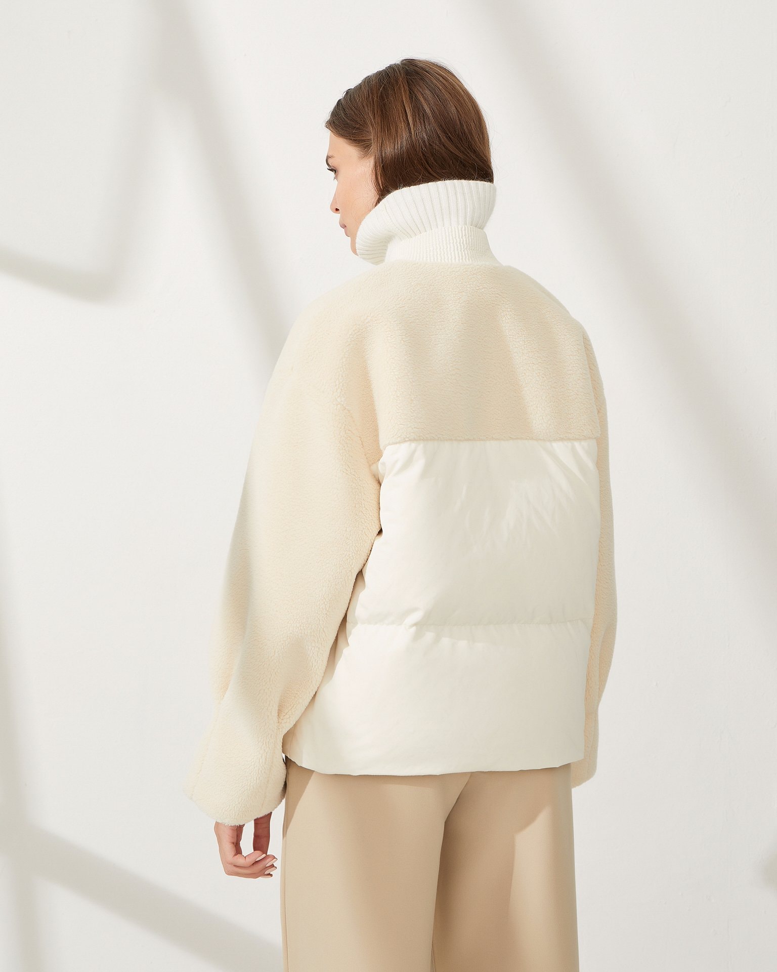 Two-Tone Jacket, Milky — photo 2