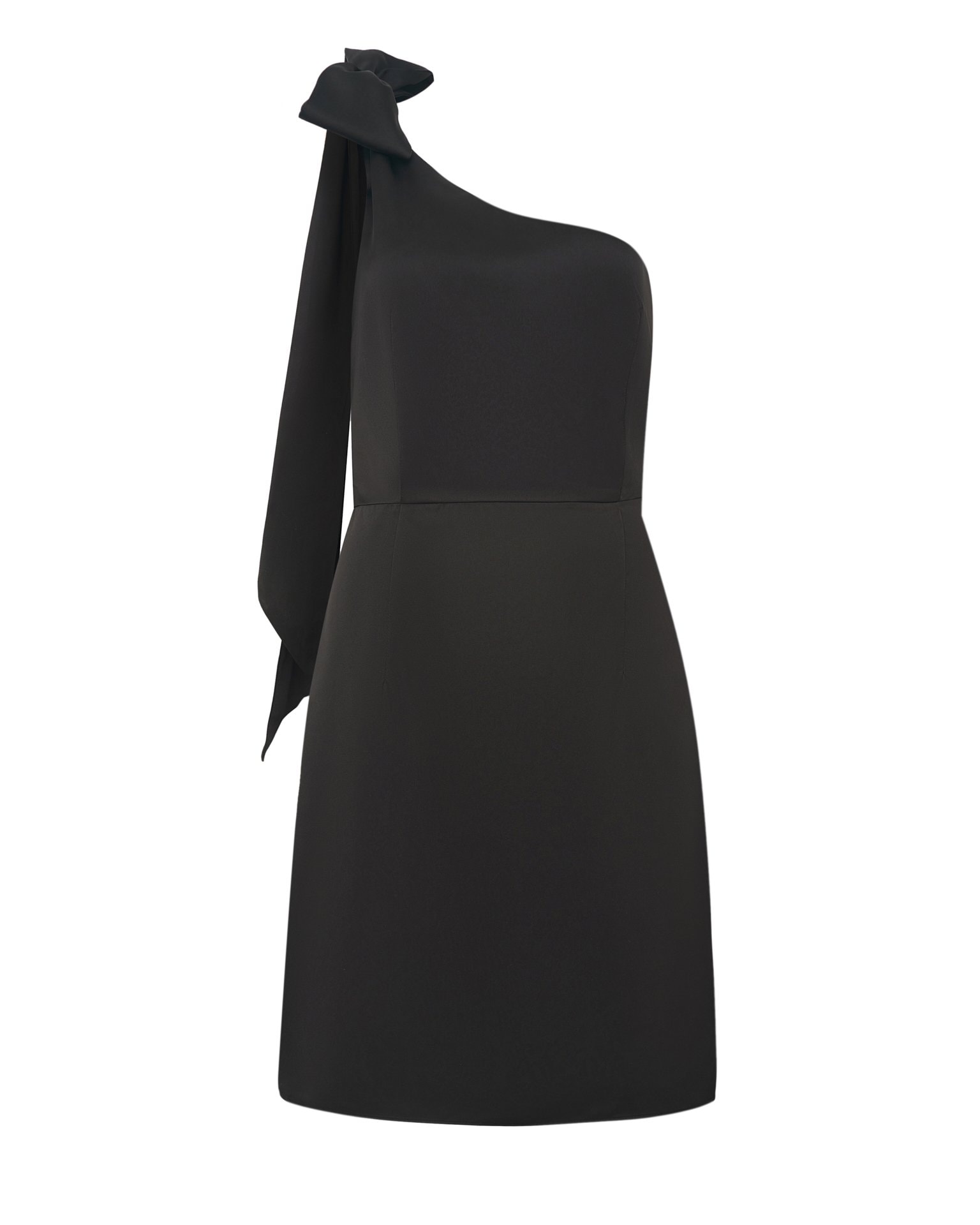 Dress with statement bow, Black — photo 6