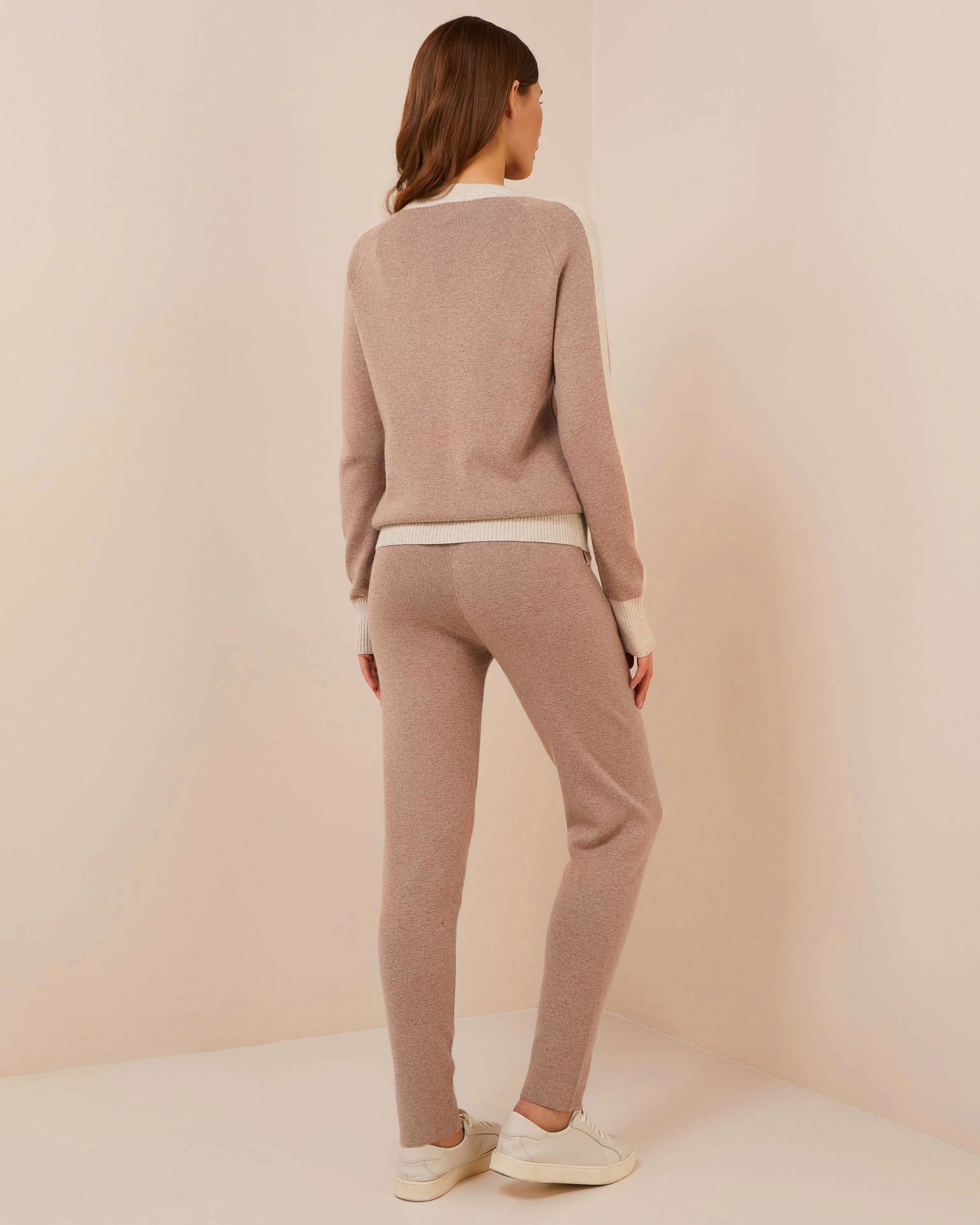 Ribbed suit, Beige — photo 3