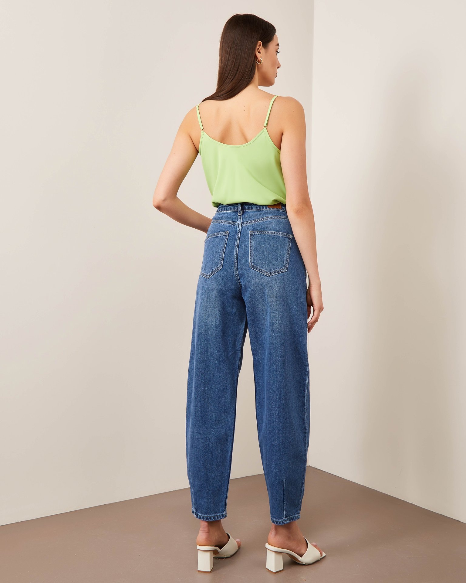 Denim banana jeans, Sky blue — photo 3