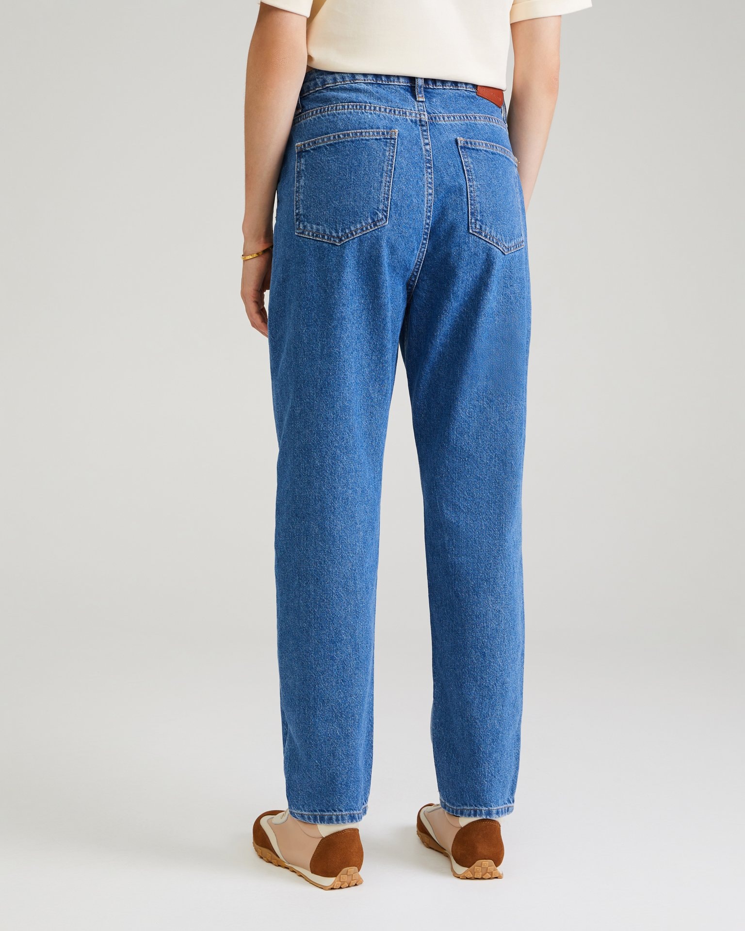 Light blue mom jeans, Blue — photo 8