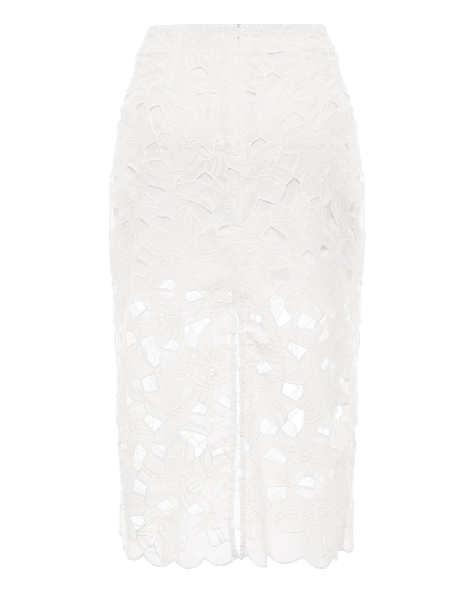 White lace skirt, White — photo 7