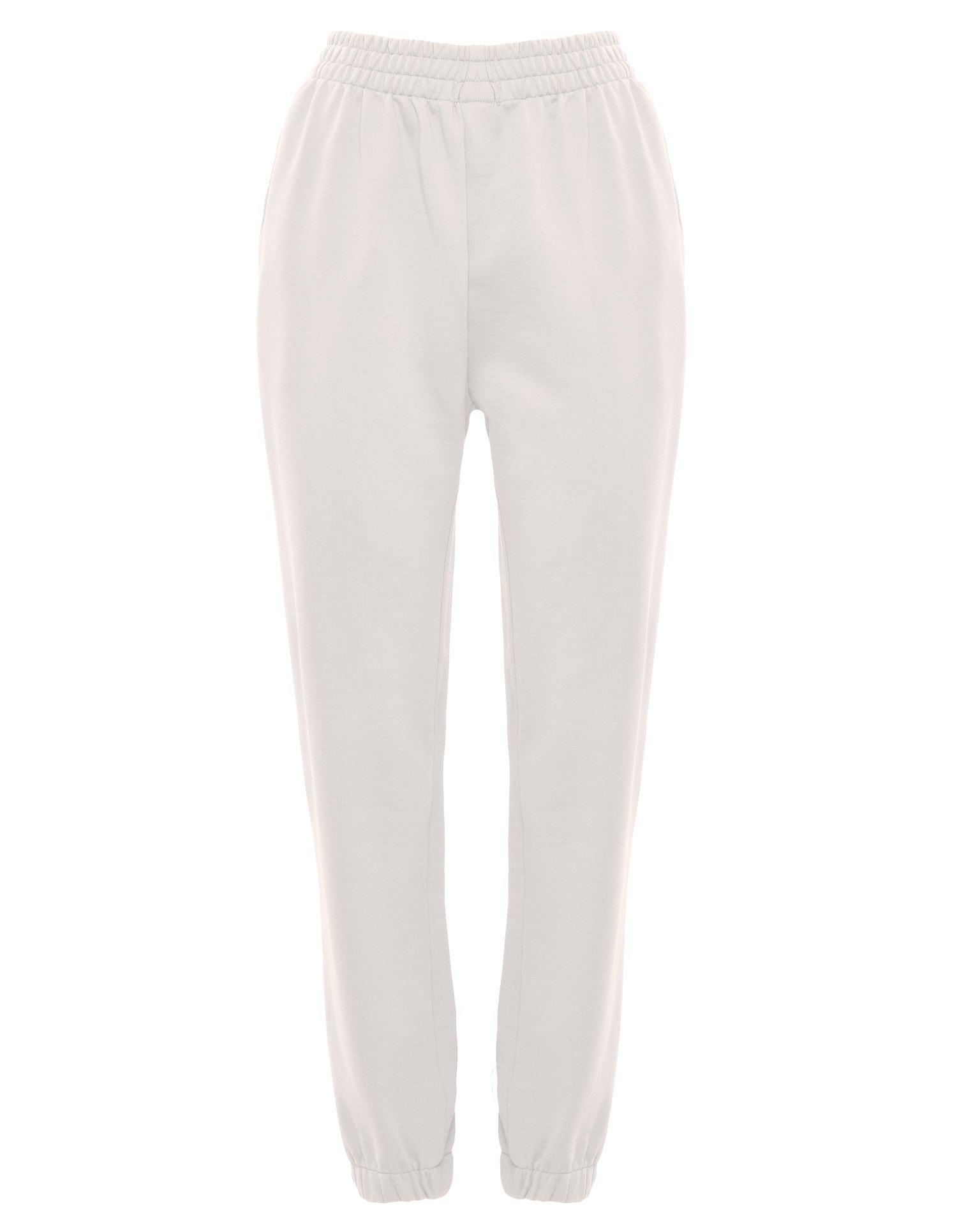 Set with a cropped hoodie, White — photo 8