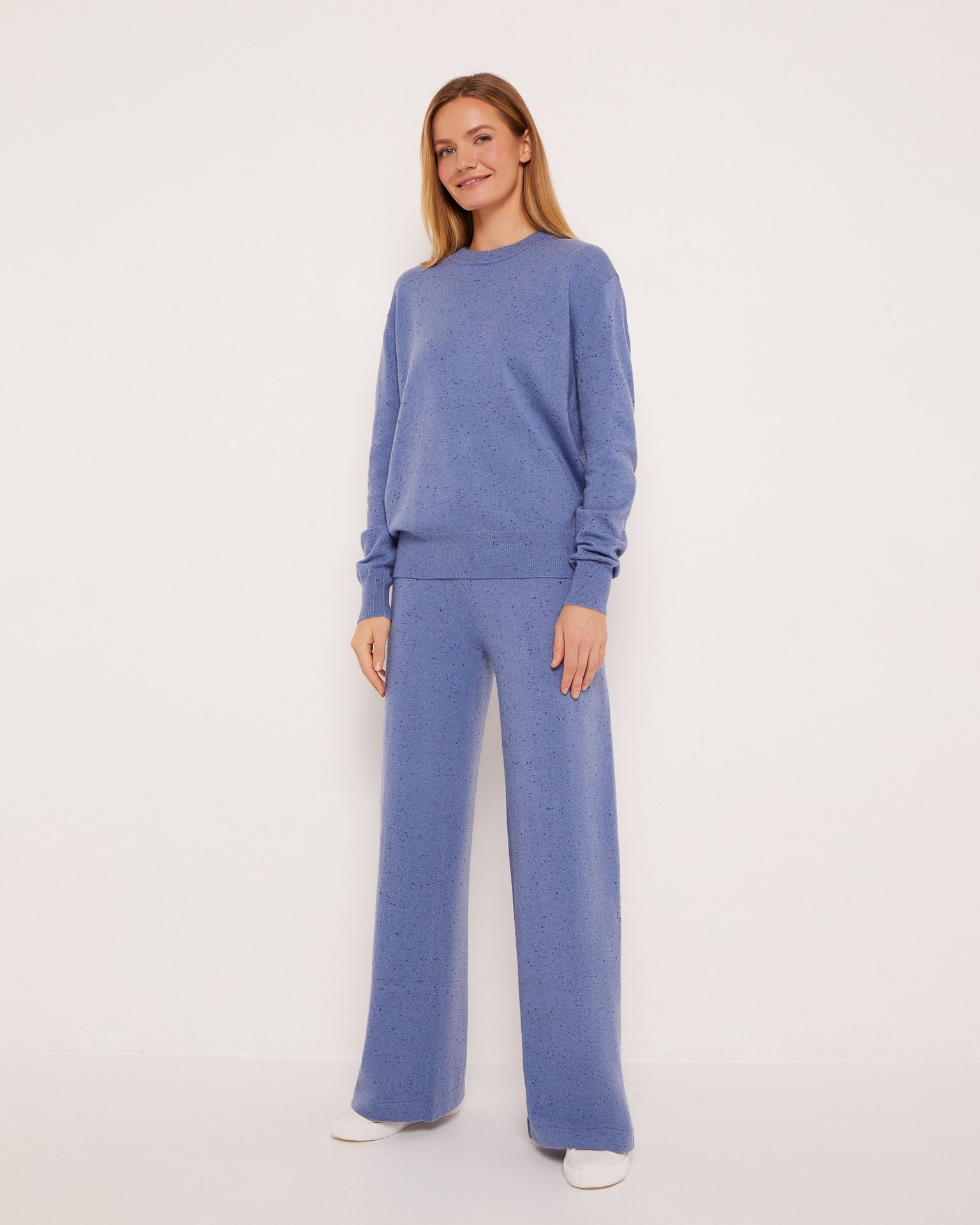Straight-leg trousers, Azure