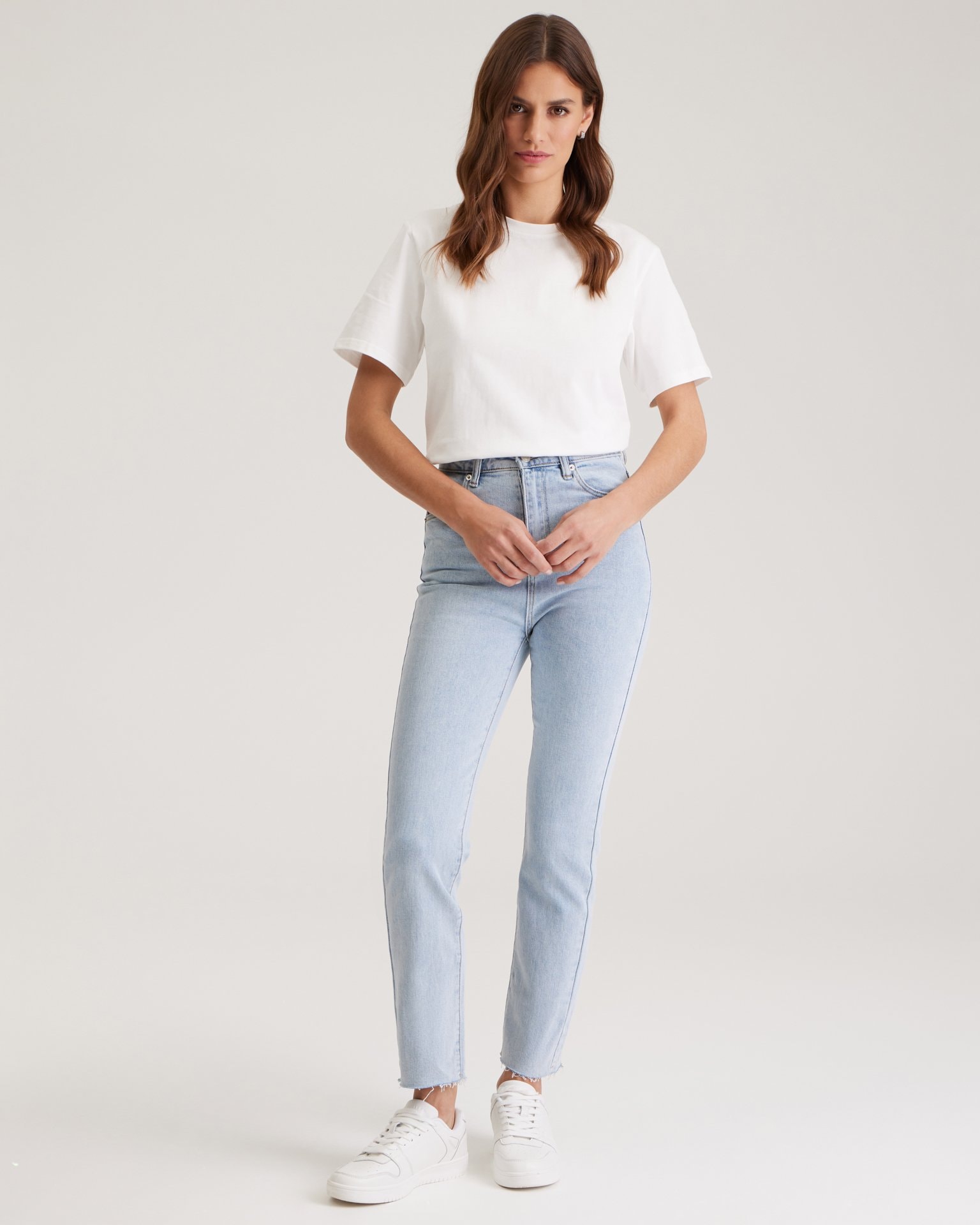 Light blue jeans, Sky Blue — photo 3