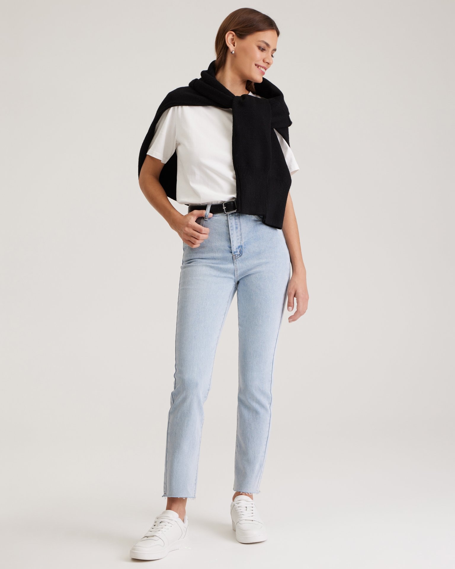 Light blue jeans, Sky Blue — photo 4