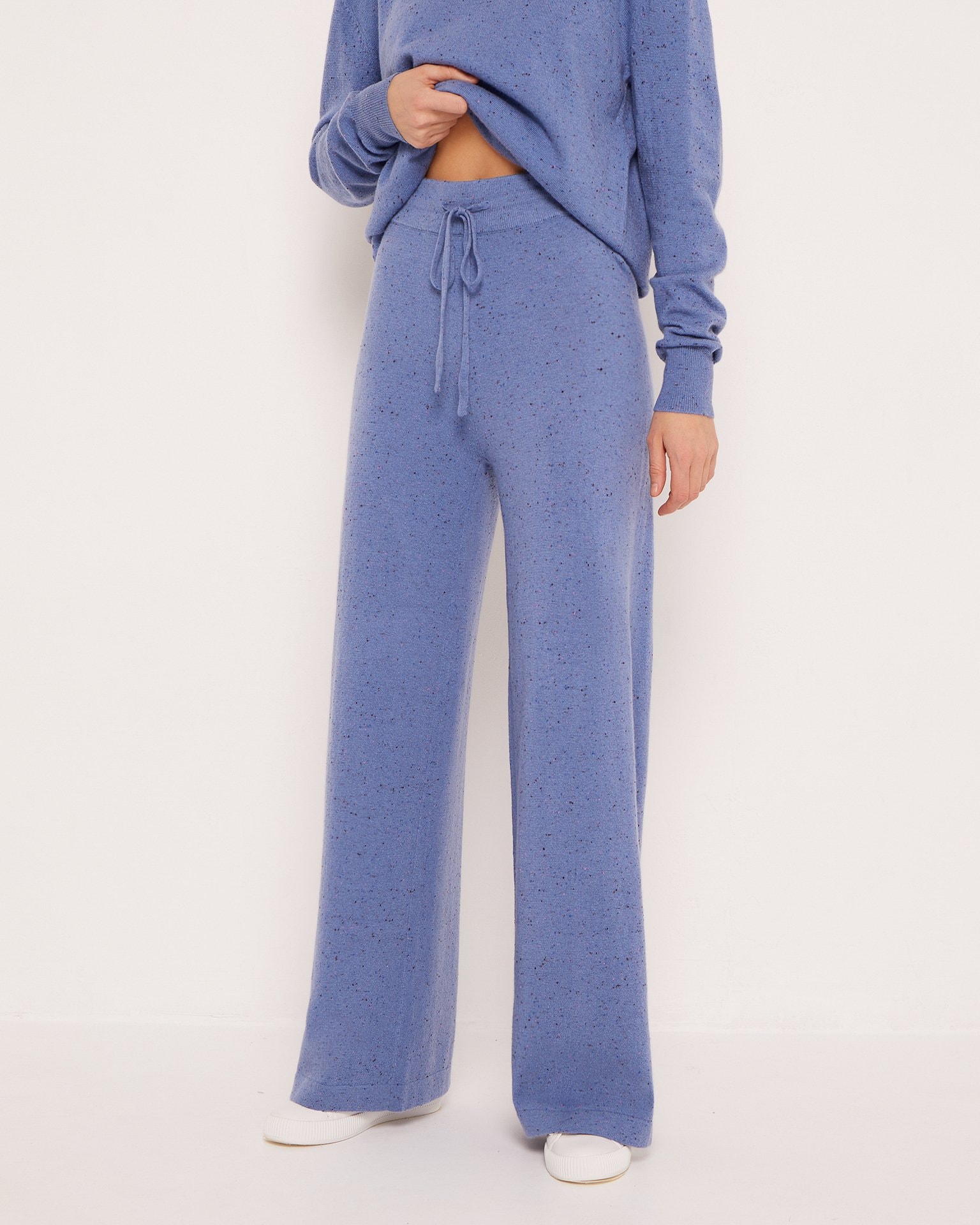Straight-leg trousers, Azure — photo 4